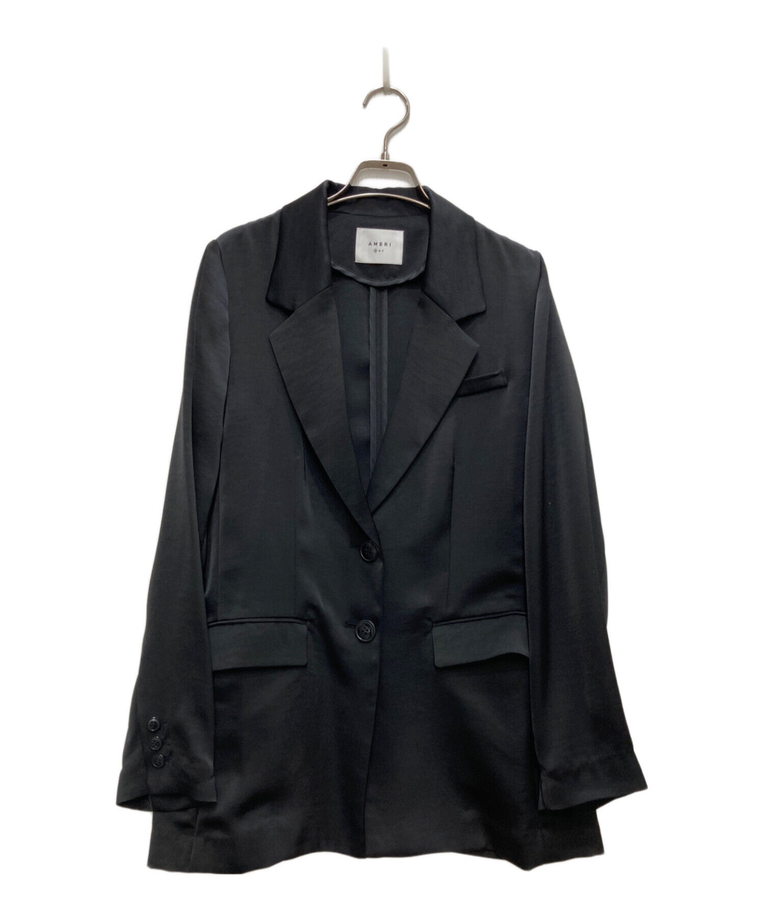 中古・古着通販】Ameri VINTAGE (アメリヴィンテージ) ブラックサテン