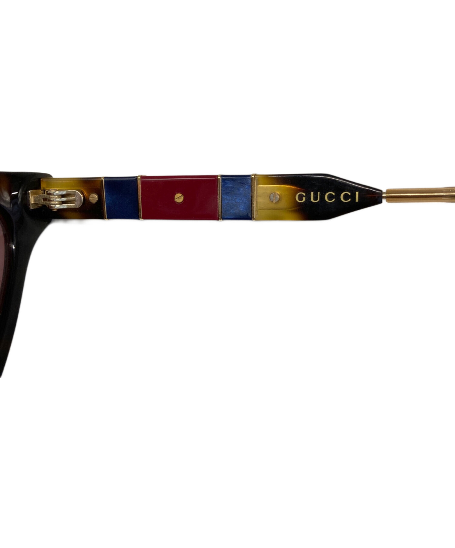 中古・古着通販】GUCCI (グッチ) キャットアイサングラス ブラウン 