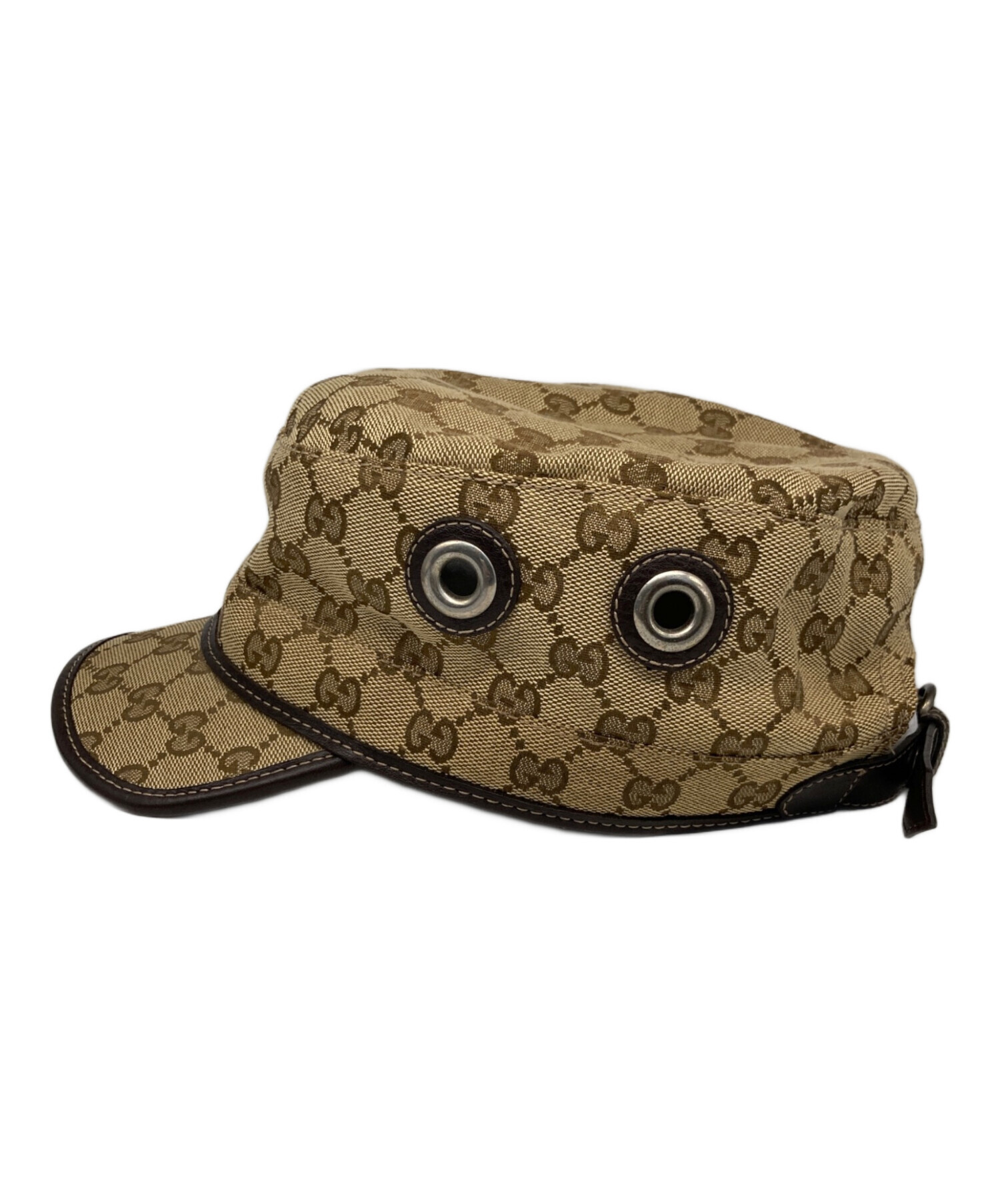 中古・古着通販】GUCCI (グッチ) GGキャンバス ワークキャップ