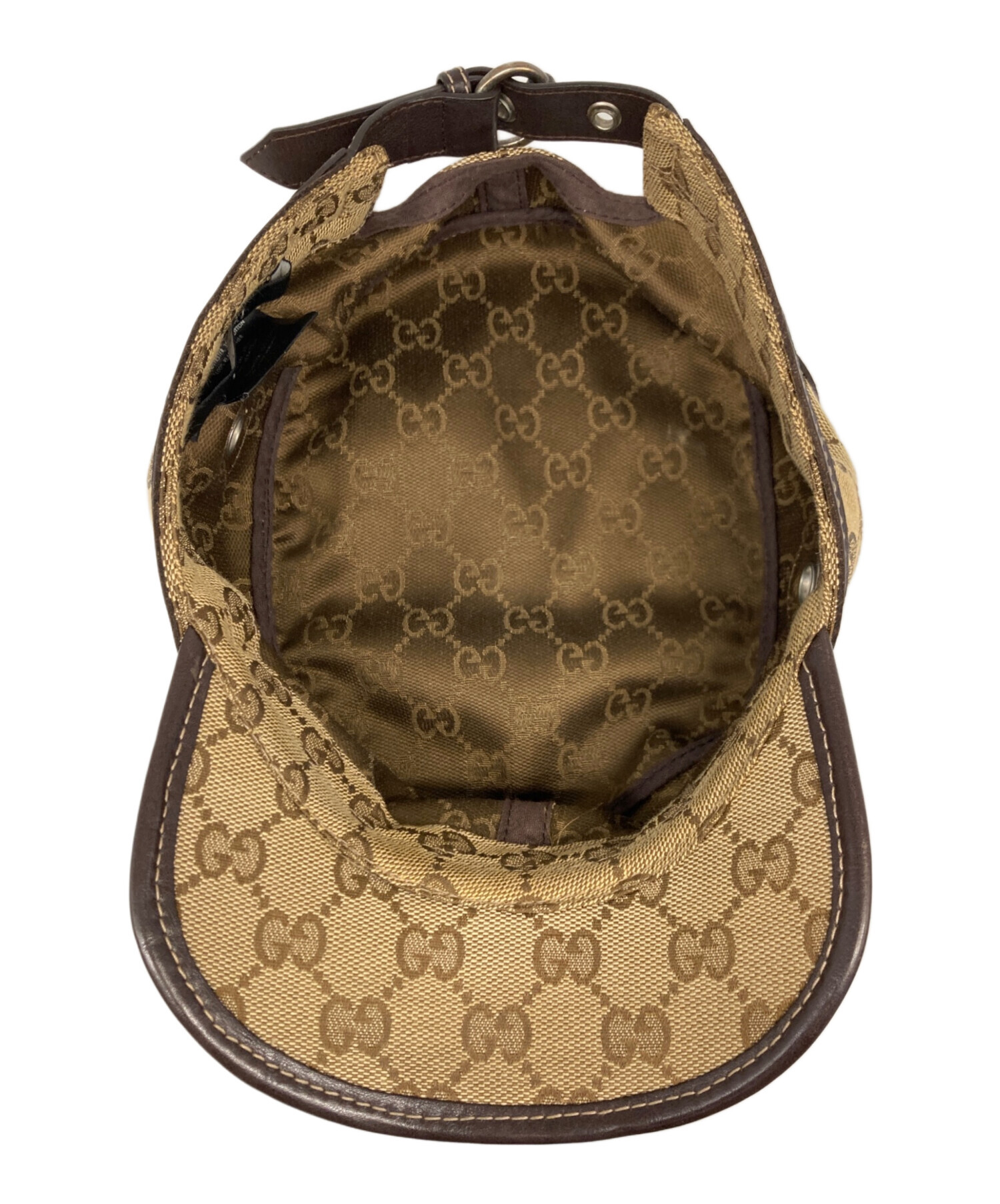 中古・古着通販】GUCCI (グッチ) GGキャンバス ワークキャップ