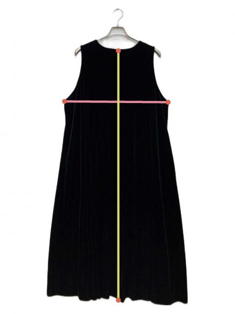 foufou ノースリーブベロアワンピース 1表記　Mサイズ ≪通常販売≫【THE DRESS #16】no-sleeve velour one piece