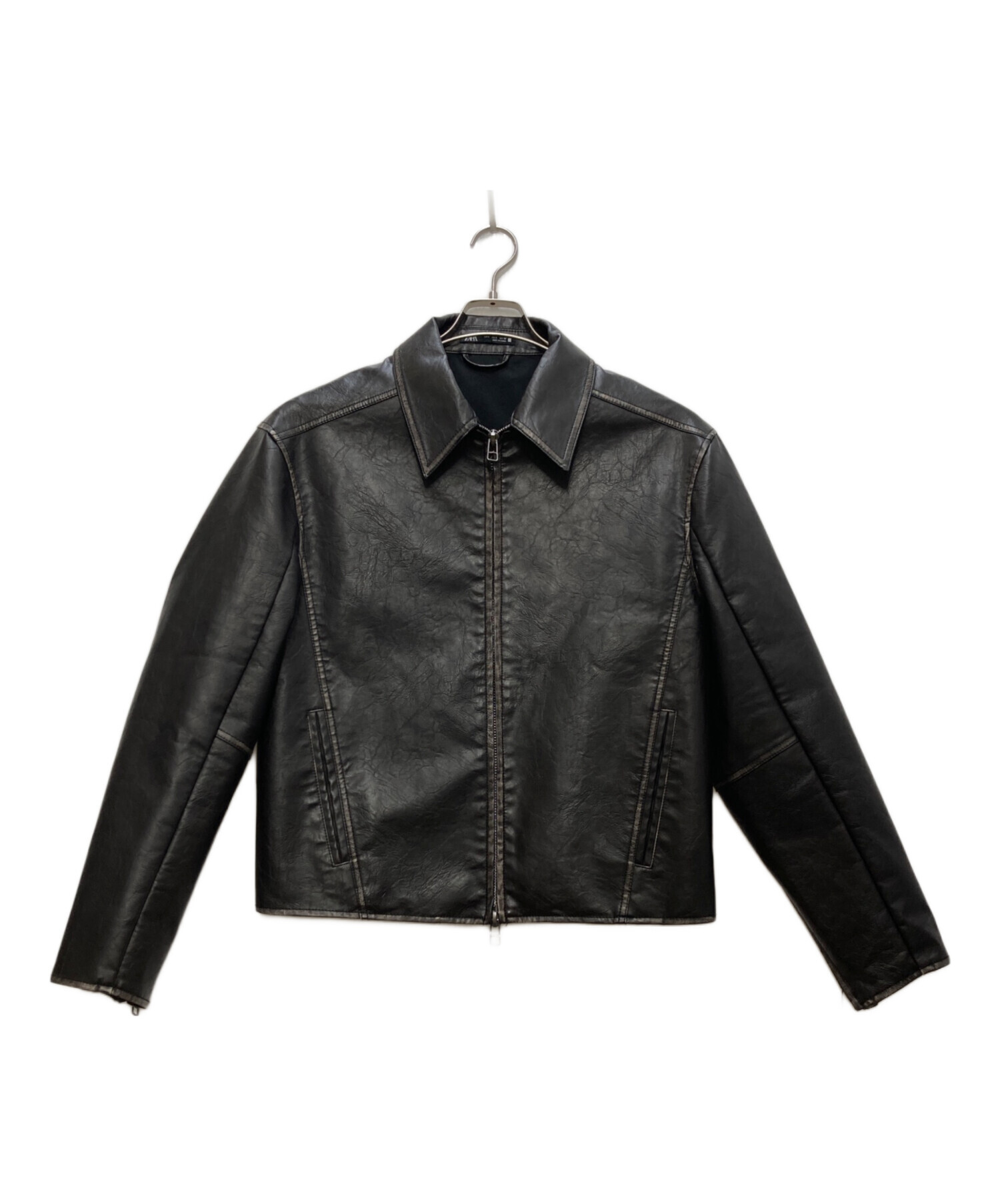 中古・古着通販】ZARA (ザラ) グラデーションフェイクレザージャケット