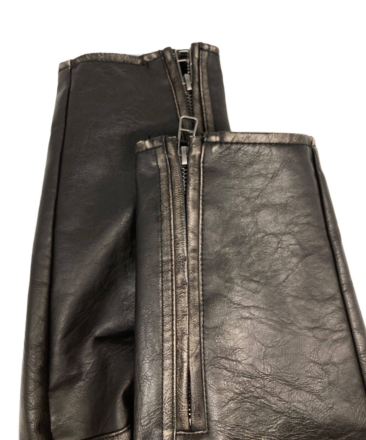 中古・古着通販】ZARA (ザラ) グラデーションフェイクレザージャケット 