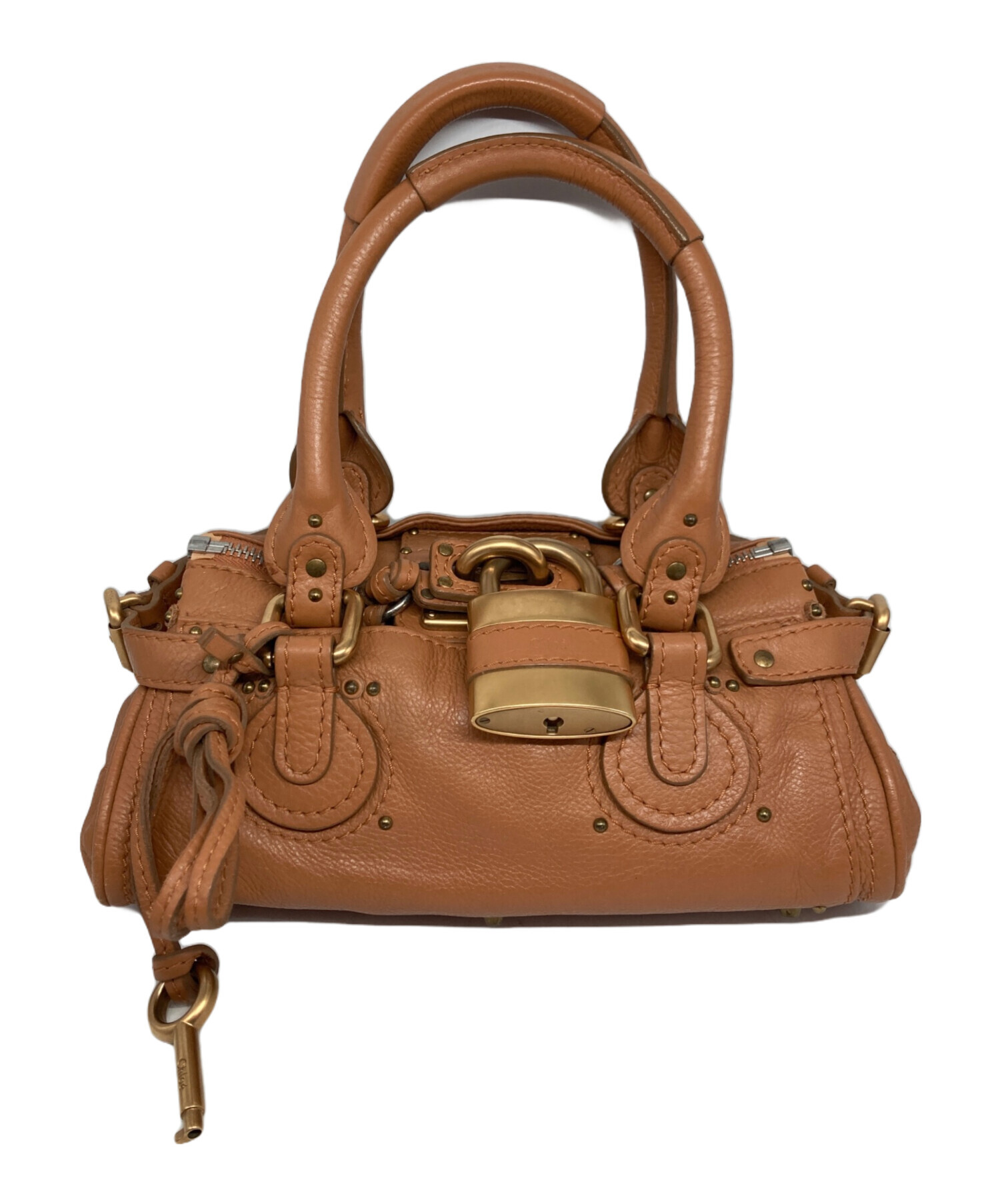 中古・古着通販】Chloe (クロエ) パディントン レザーハンドバッグ