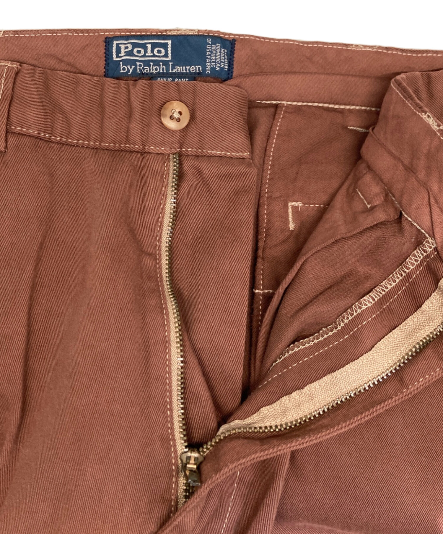 ラルフローレン　チノパン　ブラウン 中古・古着通販】POLO RALPH LAUREN (ポロ・ラルフローレン) チノパン