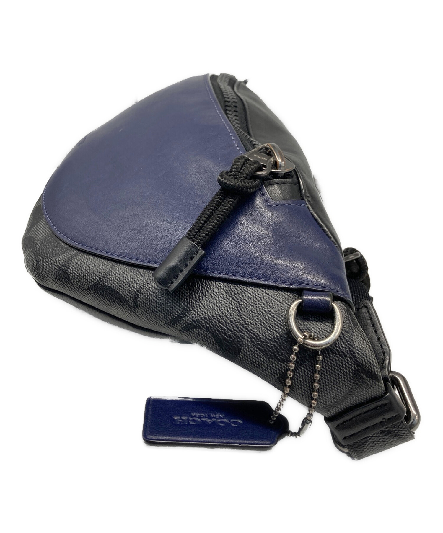 中古・古着通販】COACH (コーチ) ボディーバッグ ネイビー｜ブランド