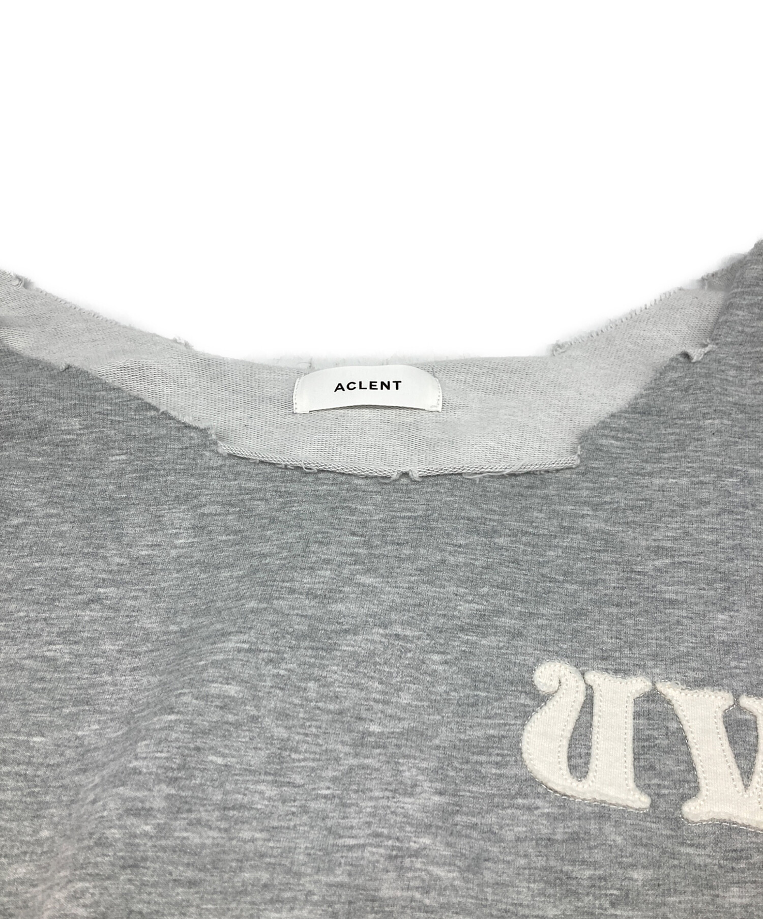 中古・古着通販】ACLENT (アクレント) cutoff oneshoulder loose sweat