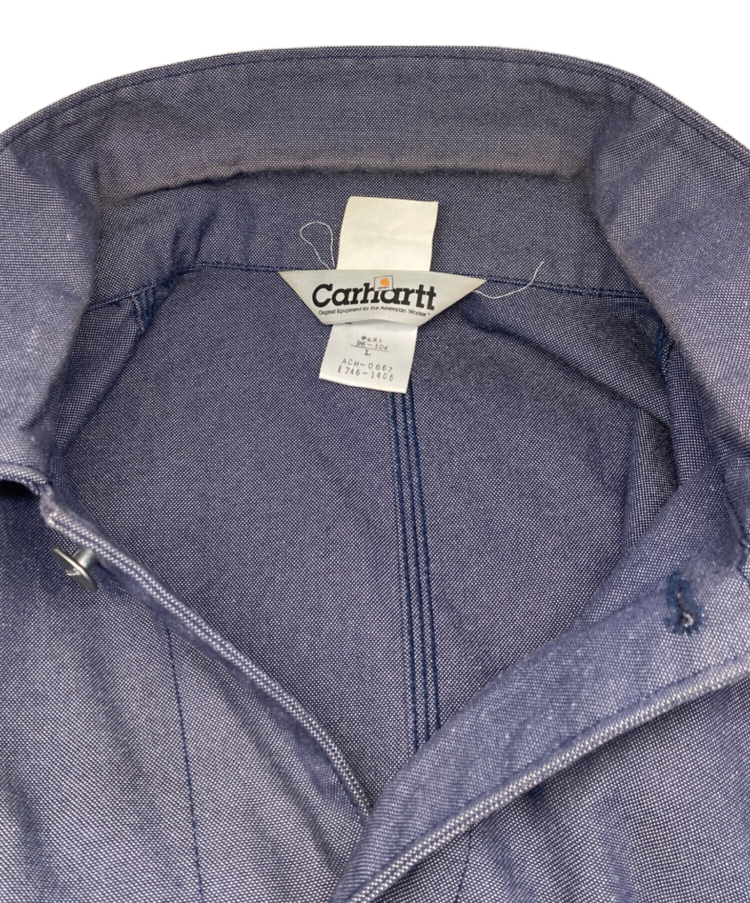 Carhartt カーハート カバーオール サイズL ライトブルー 楽天市場