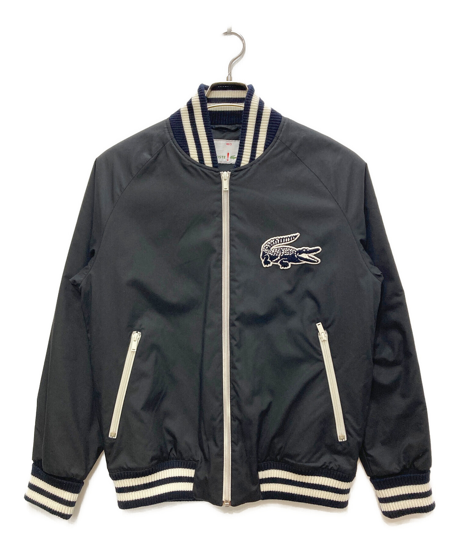 中古・古着通販】LACOSTE (ラコステ) ビッグワニ ブルゾン ブラック