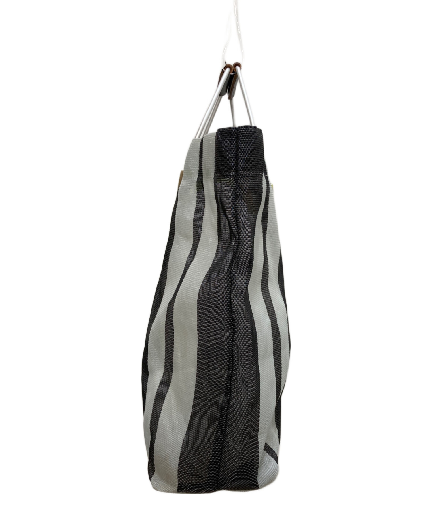 中古・古着通販】MARNI (マルニ) ストライプマーケットバッグ マルチ