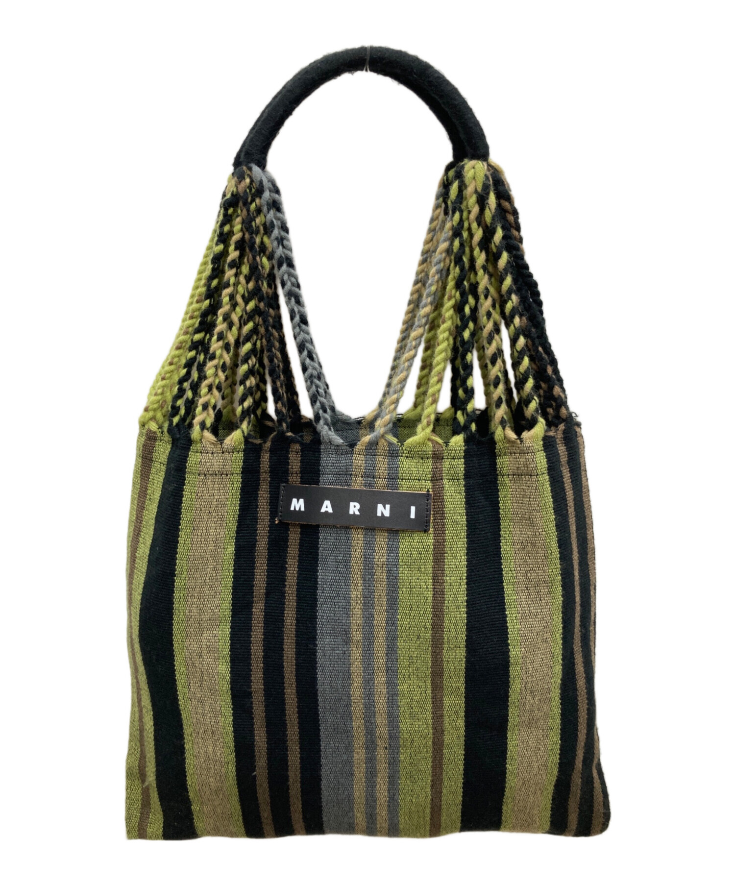 新品 MARNIマルニフラワーカフェ ハンモックバッグ エクリュ 【公式通販】