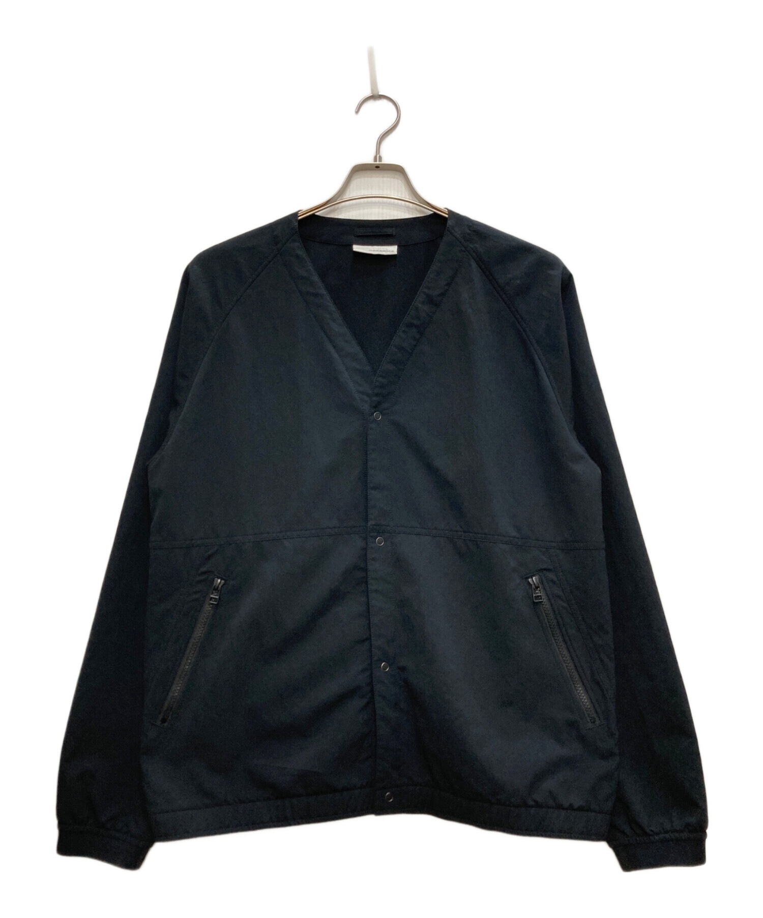 nanamica ナナミカ アルファドライ カーディガン ジャケット ブラックＬ 中古・古着通販】nanamica (ナナミカ) ALPHADRY CARDIGAN/アルファ