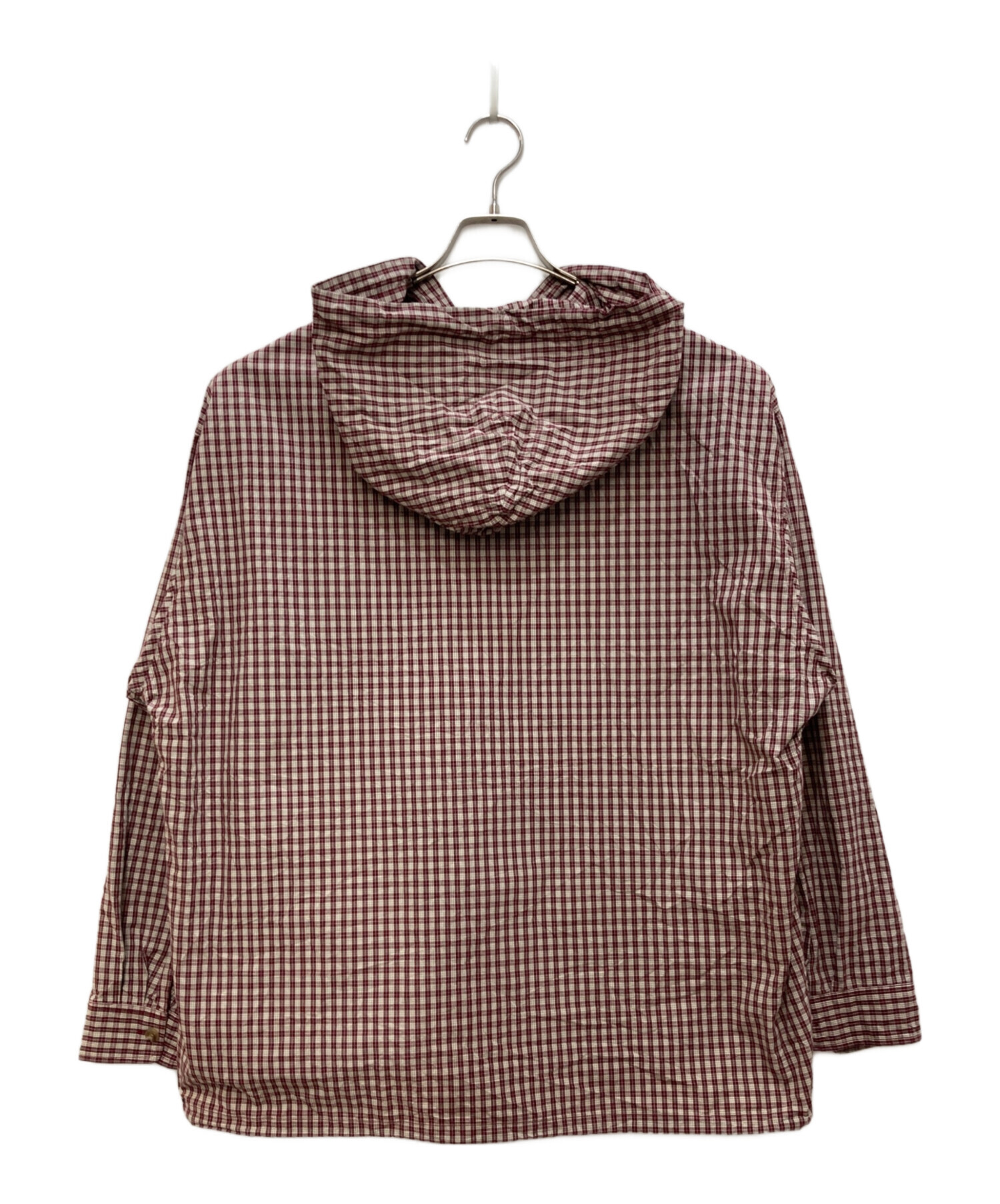 ケボズ KEBOZ CHECK BIG SHIRTS NAVY⁄RED （NAVY⁄RED） - ファッション 