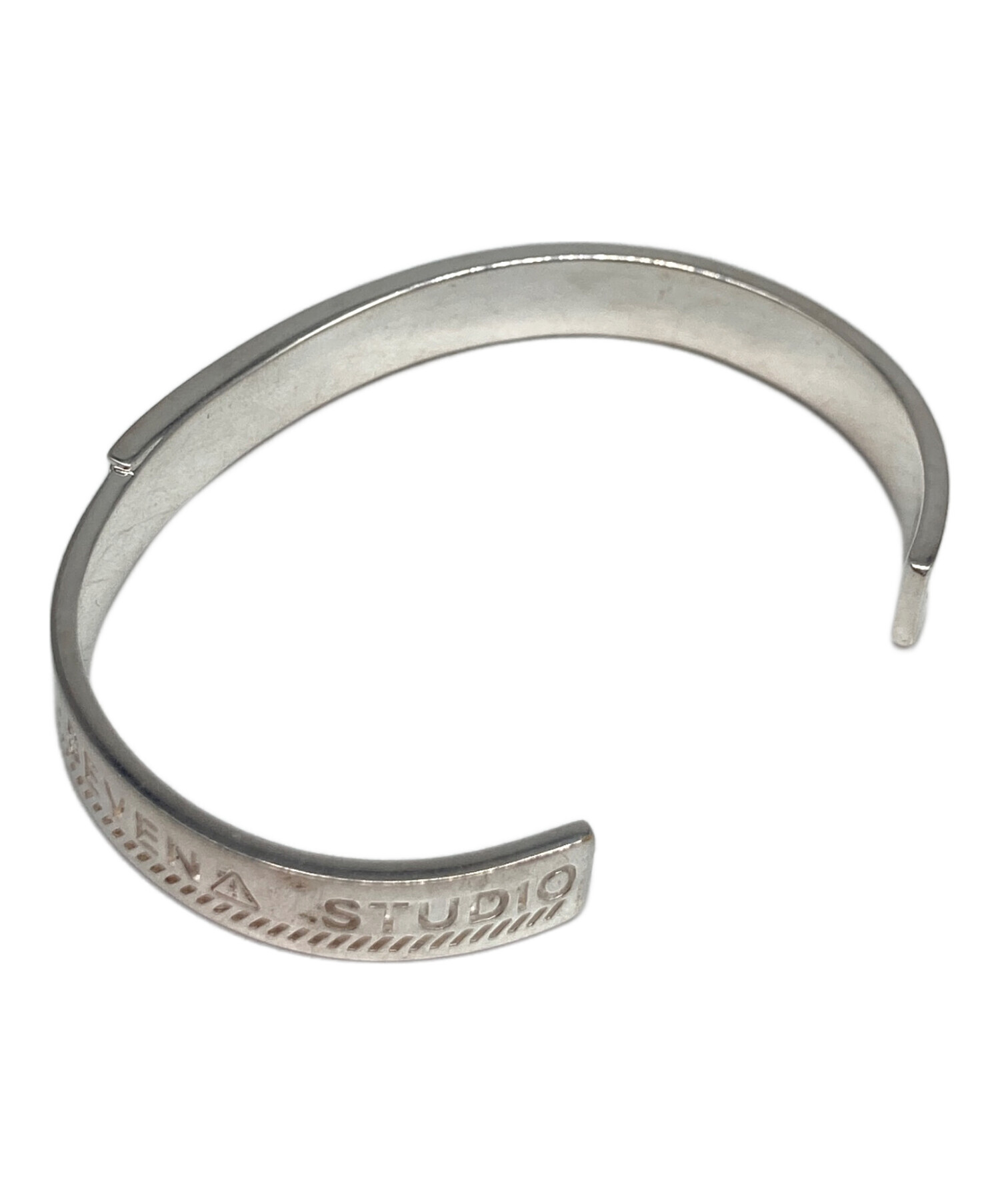 これ以上は値下げしません。シルバーバングル 中古・古着通販】studio seven (スタジオセブン) Caution Bangle