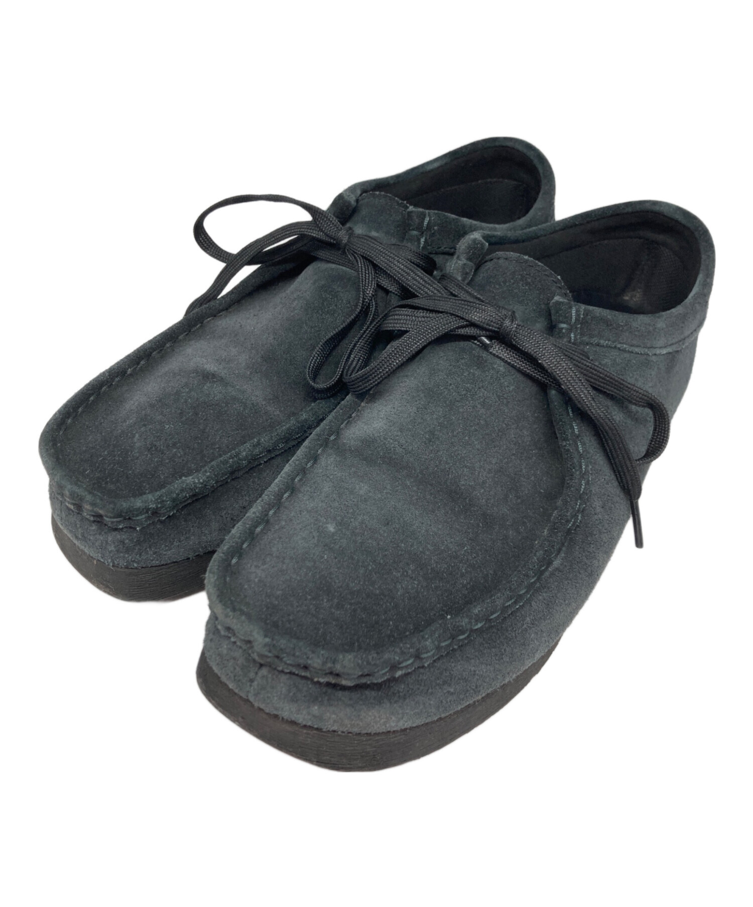 中古・古着通販】CLARKS (クラークス) ワラビーシューズ ブラック
