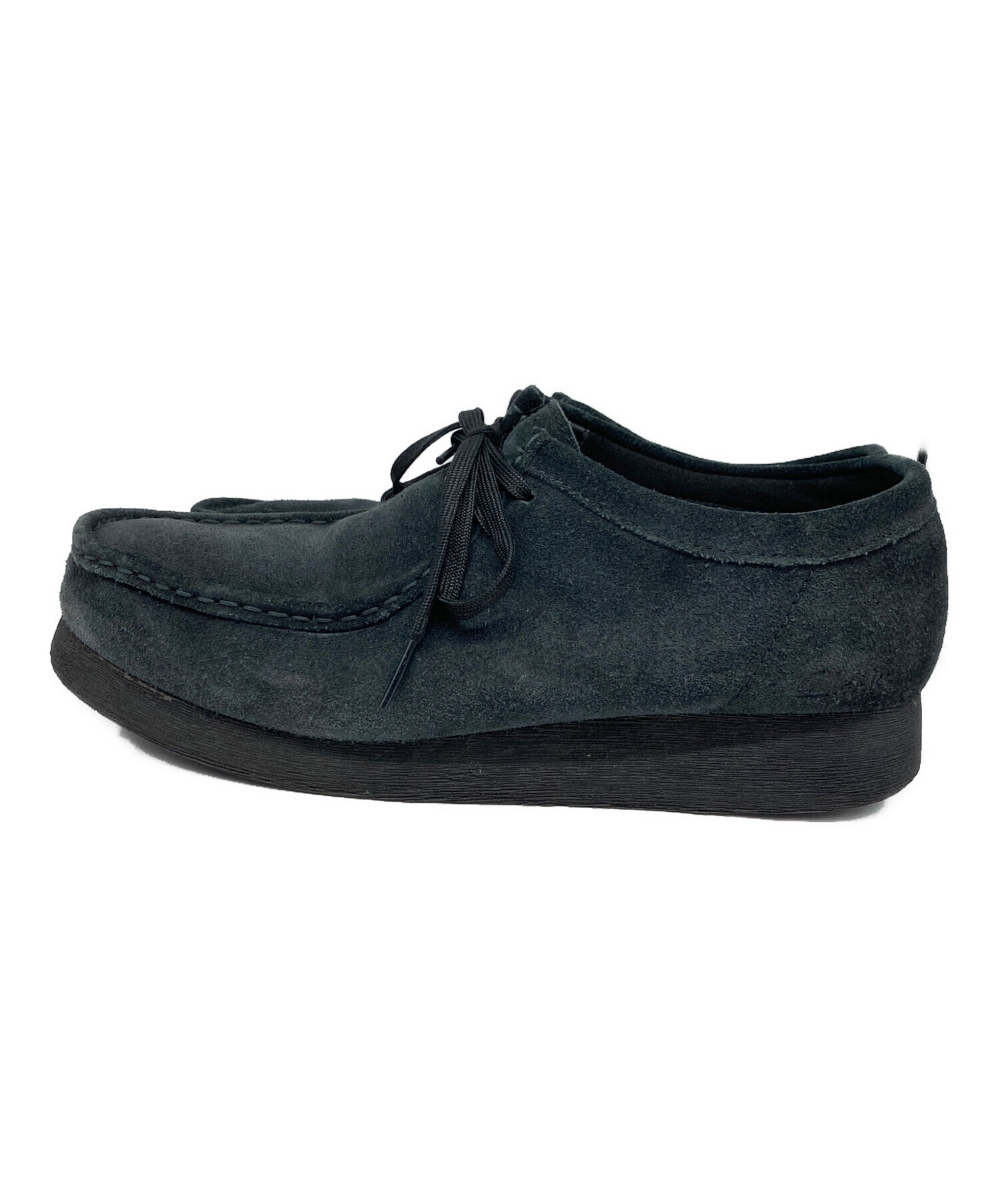 中古・古着通販】CLARKS (クラークス) ワラビーシューズ ブラック