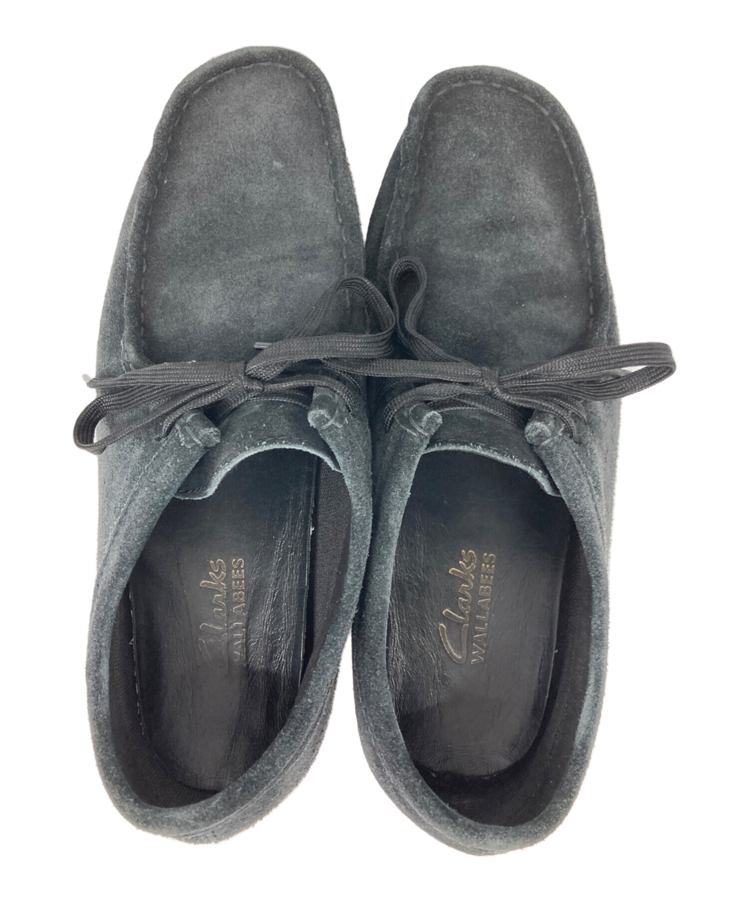 中古・古着通販】CLARKS (クラークス) ワラビーシューズ ブラック