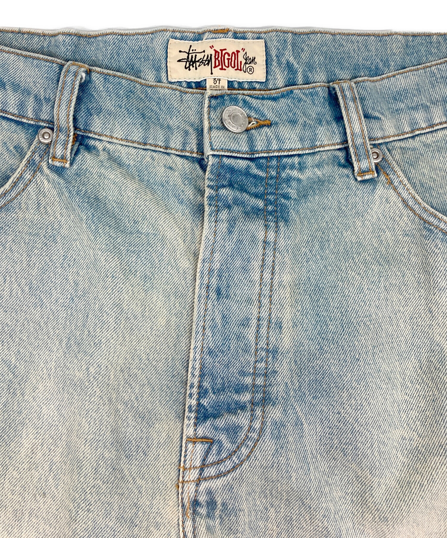 中古・古着通販】stussy (ステューシー) Big Ol Short Denim ブルー