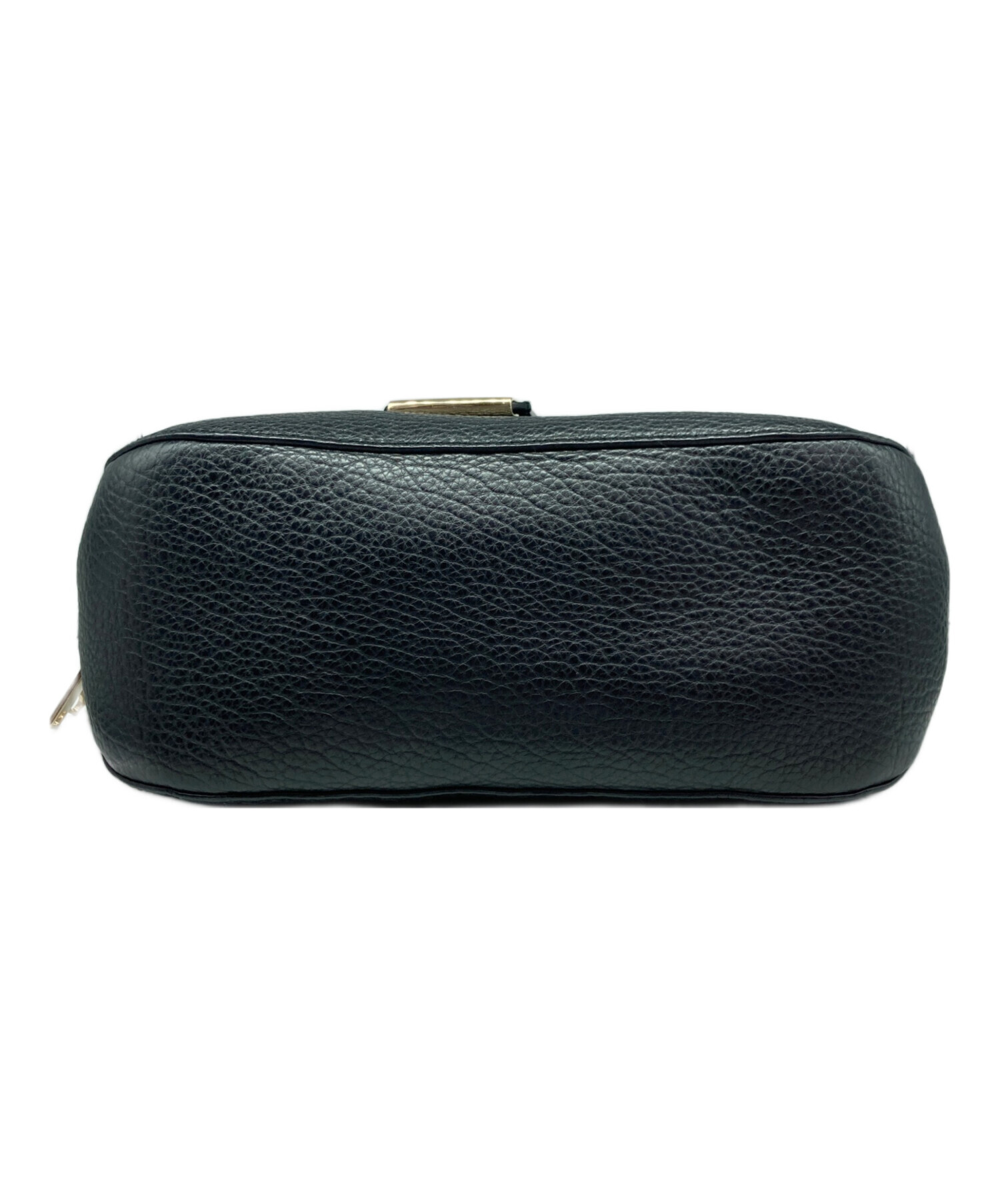 中古・古着通販】BURBERRY (バーバリー) レザートートバッグ ブラック 