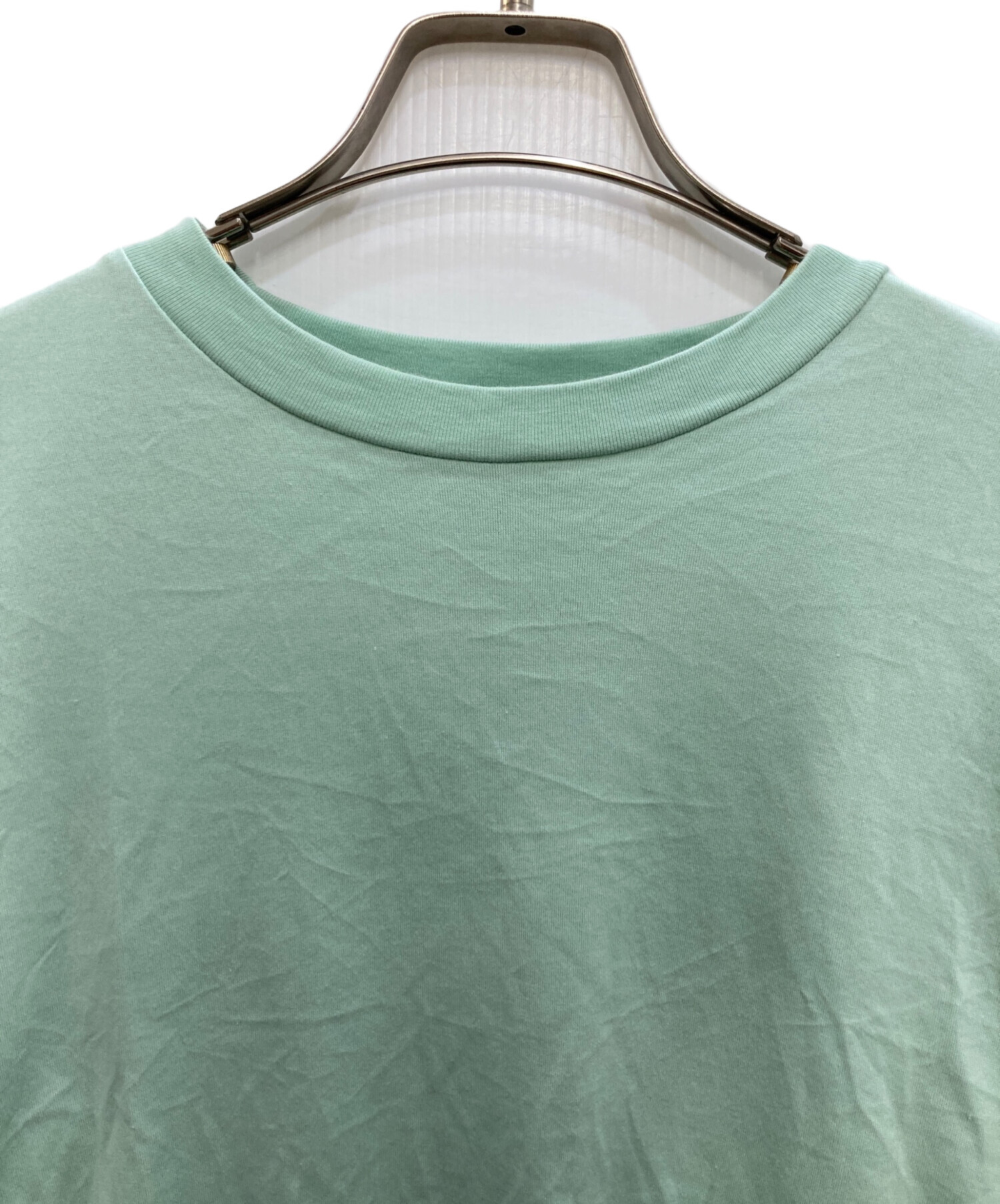 中古・古着通販】ENFOLD (エンフォルド) SHAPE T-SHIRT グリーン