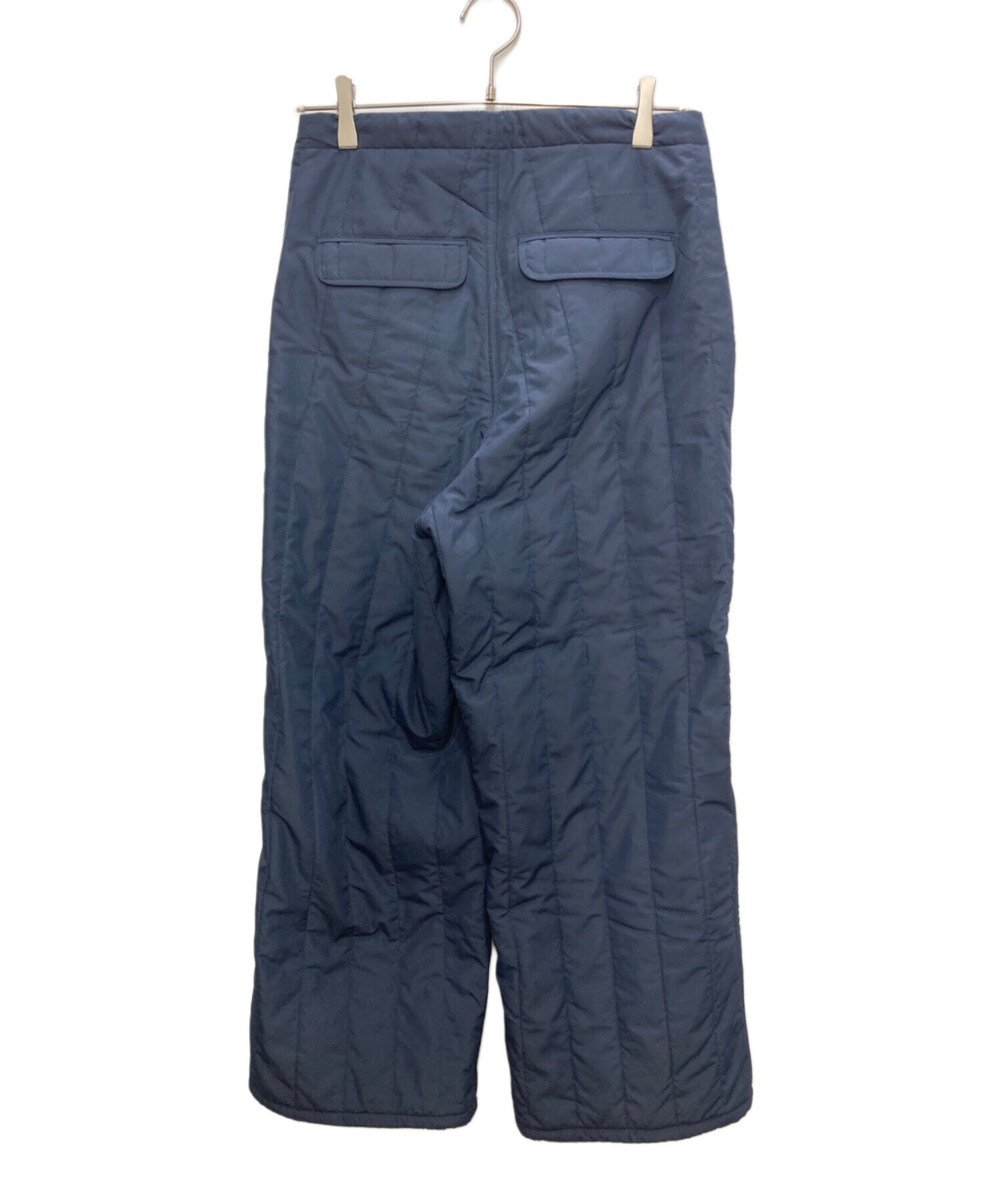 中古・古着通販】anuke (アンヌーク) Padding Loose Pants ネイビー
