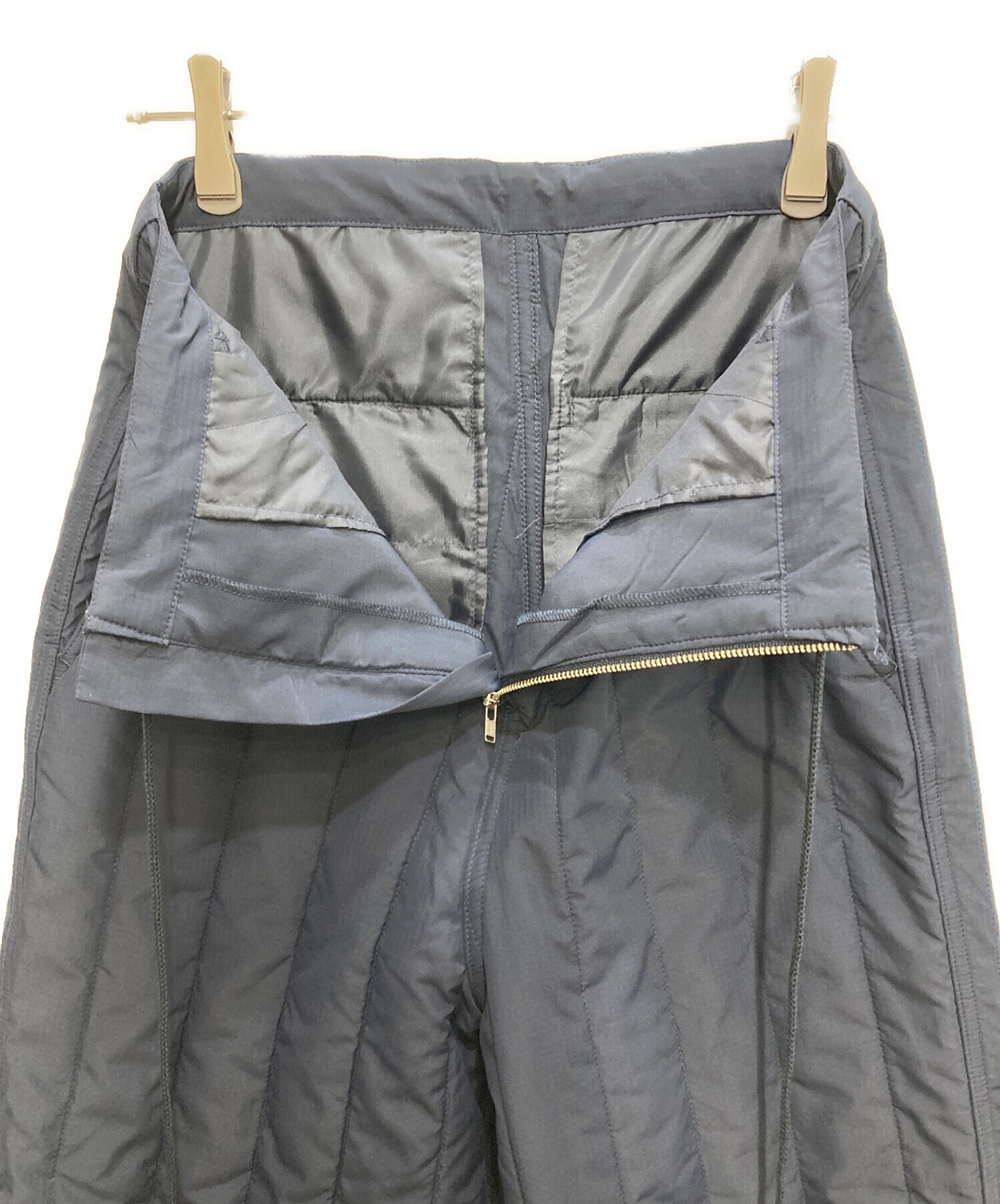 中古・古着通販】anuke (アンヌーク) Padding Loose Pants ネイビー