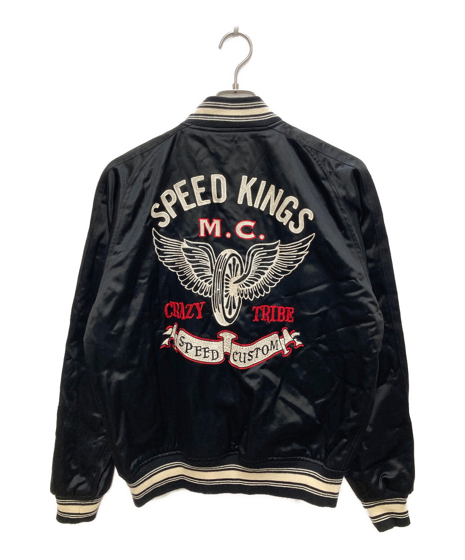 StyleEyes スタイルアイズ スタジャン 古着 90s 中古・古着通販】STYLE EYES (スタイルアイズ) スタジャン オレンジ
