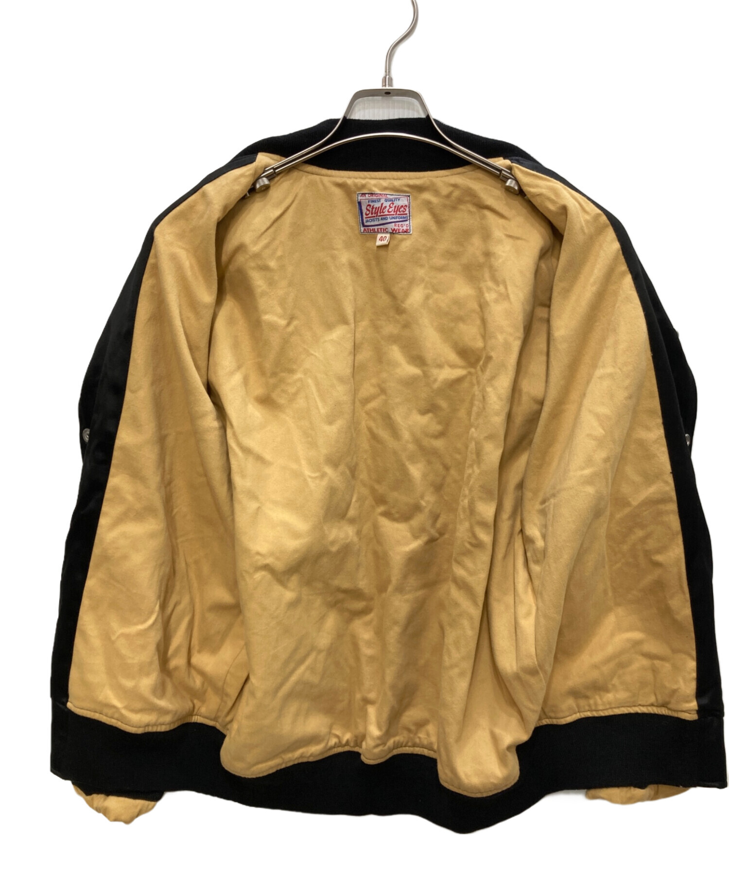 中古・古着通販】STYLE EYES (スタイルアイズ) スカジャン ブラック