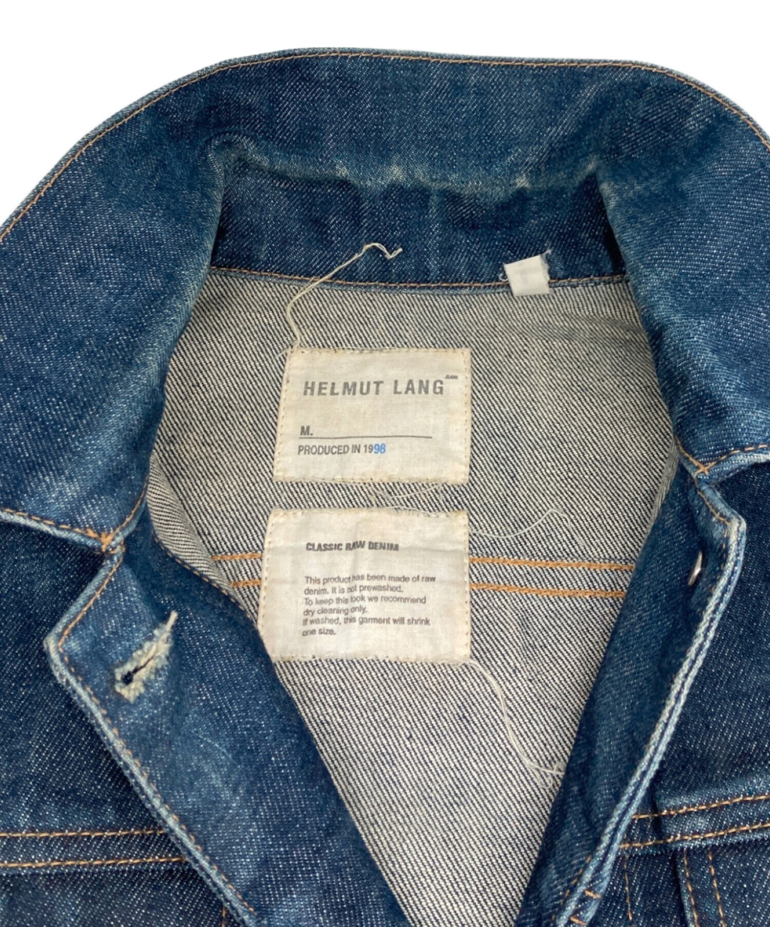 中古・古着通販】HELMUT LANG (ヘルムートラング) デニムジャケット