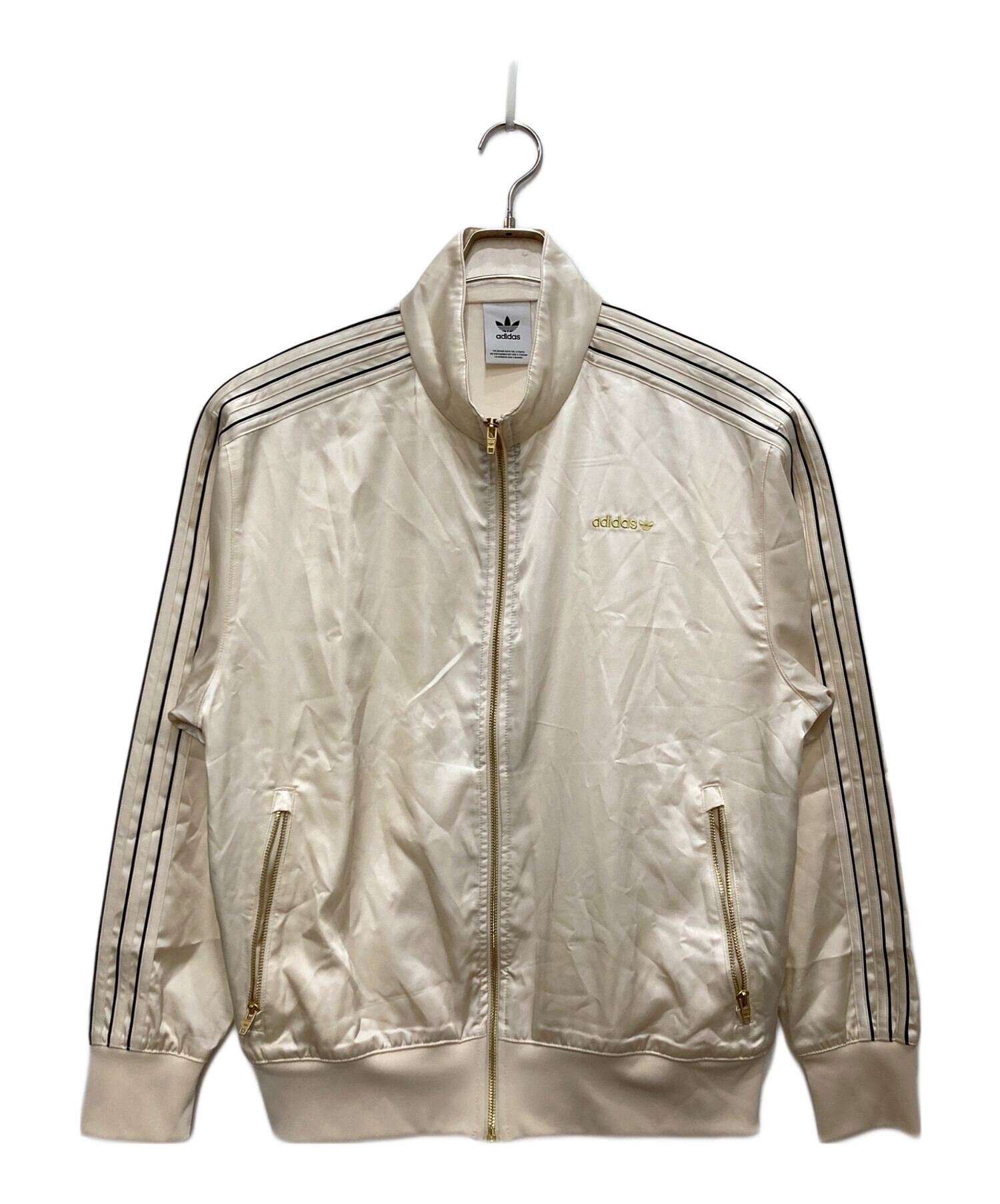 中古・古着通販】adidas (アディダス) トラックジャケット ベージュ
