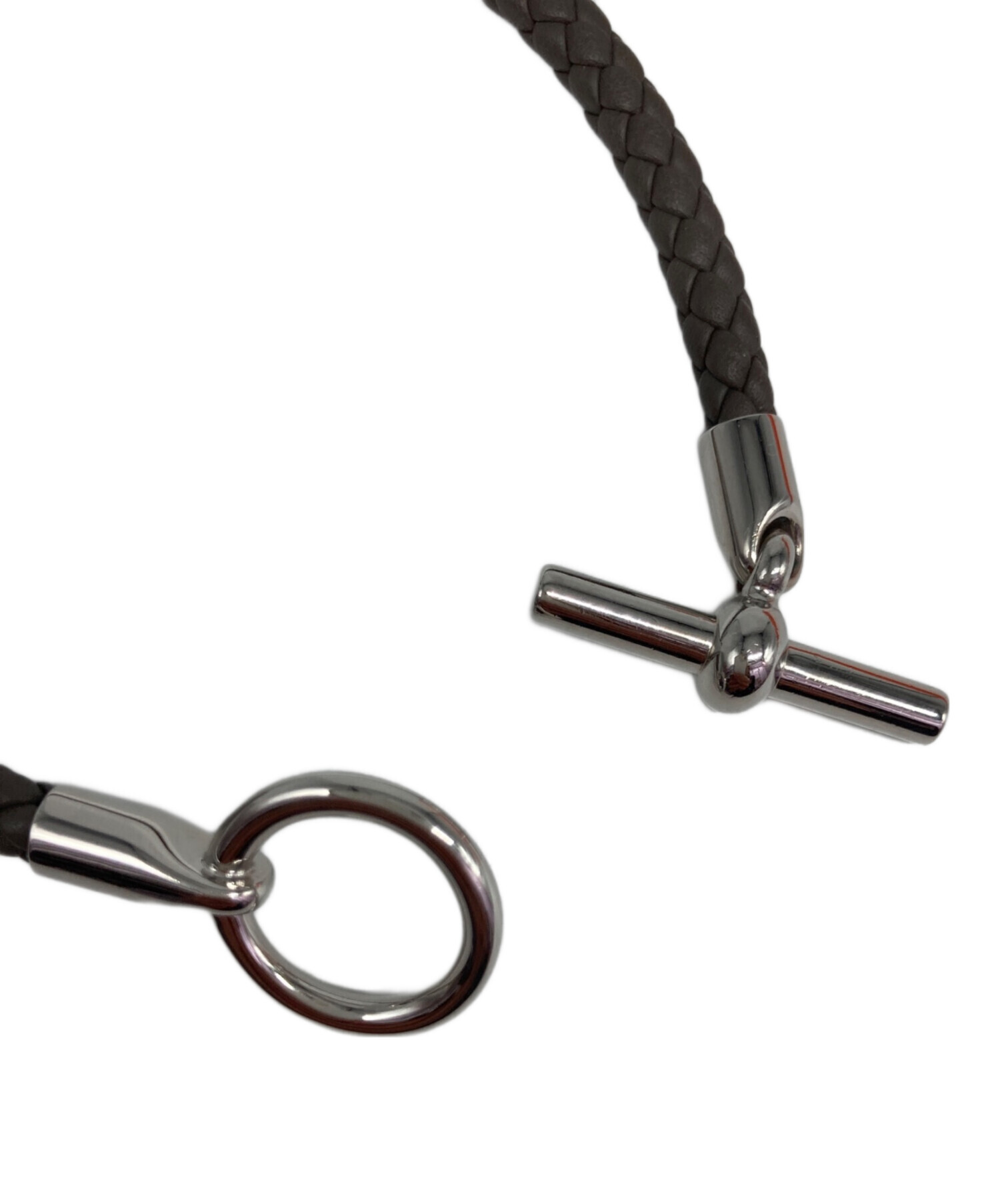 中古・古着通販】HERMES (エルメス) グレナン ブレスレット グレー