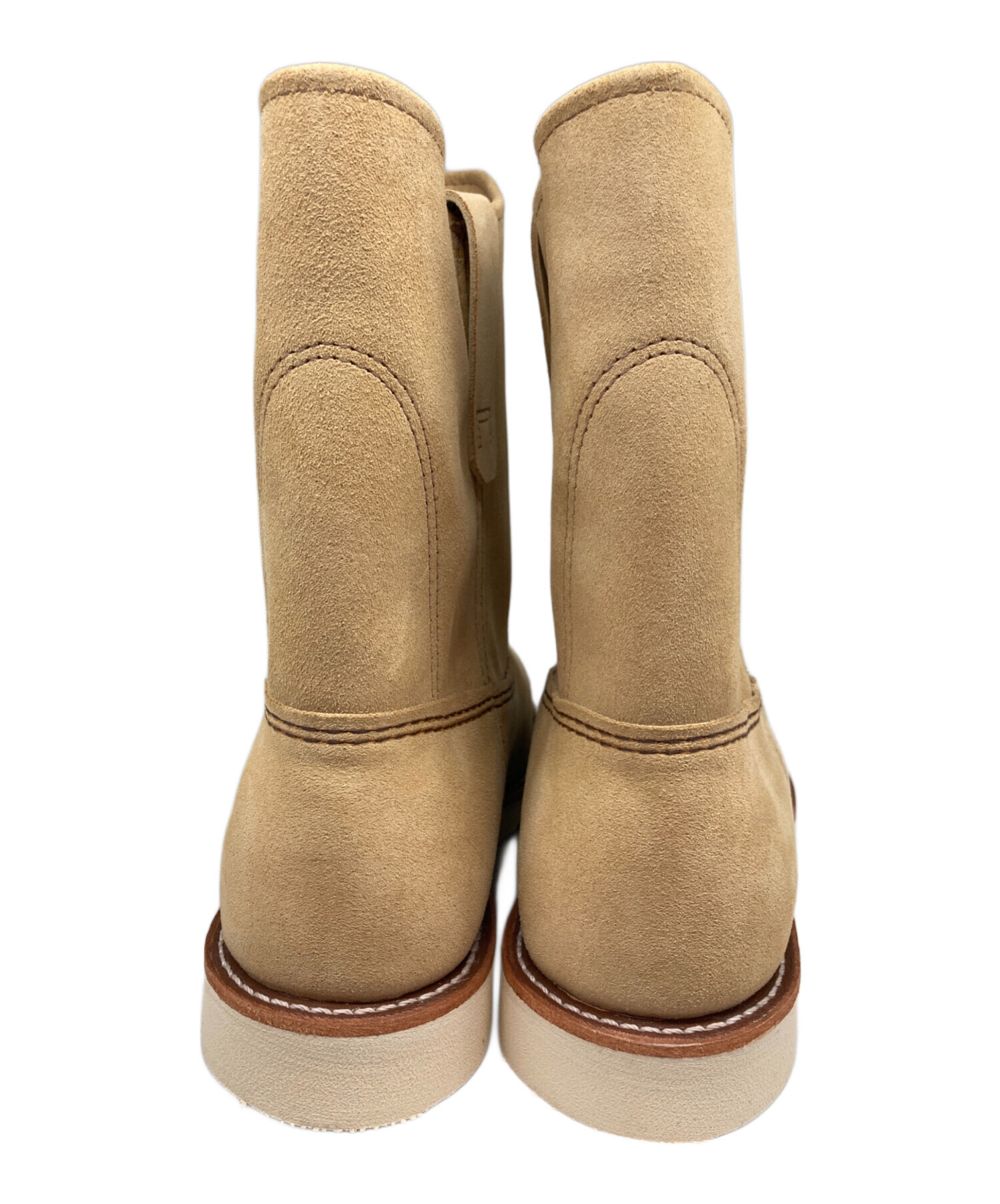 RED WING ベージュ スエード ペコスブーツ 中古・古着通販】RED WING (レッドウィング) 9-inch Pecos