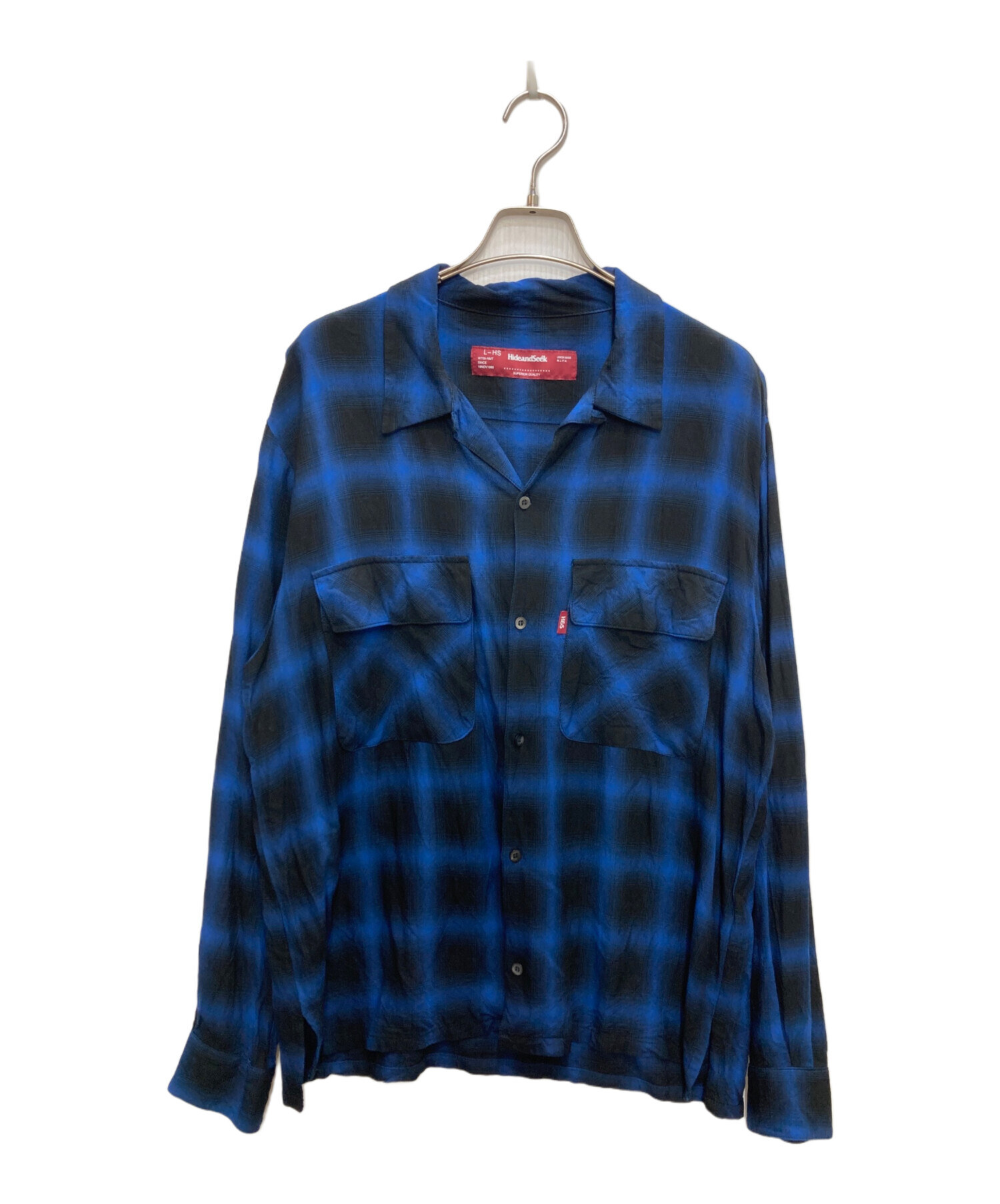 中古・古着通販】HIDE AND SEEK (ハイドアンドシーク) Ombre Check L/S