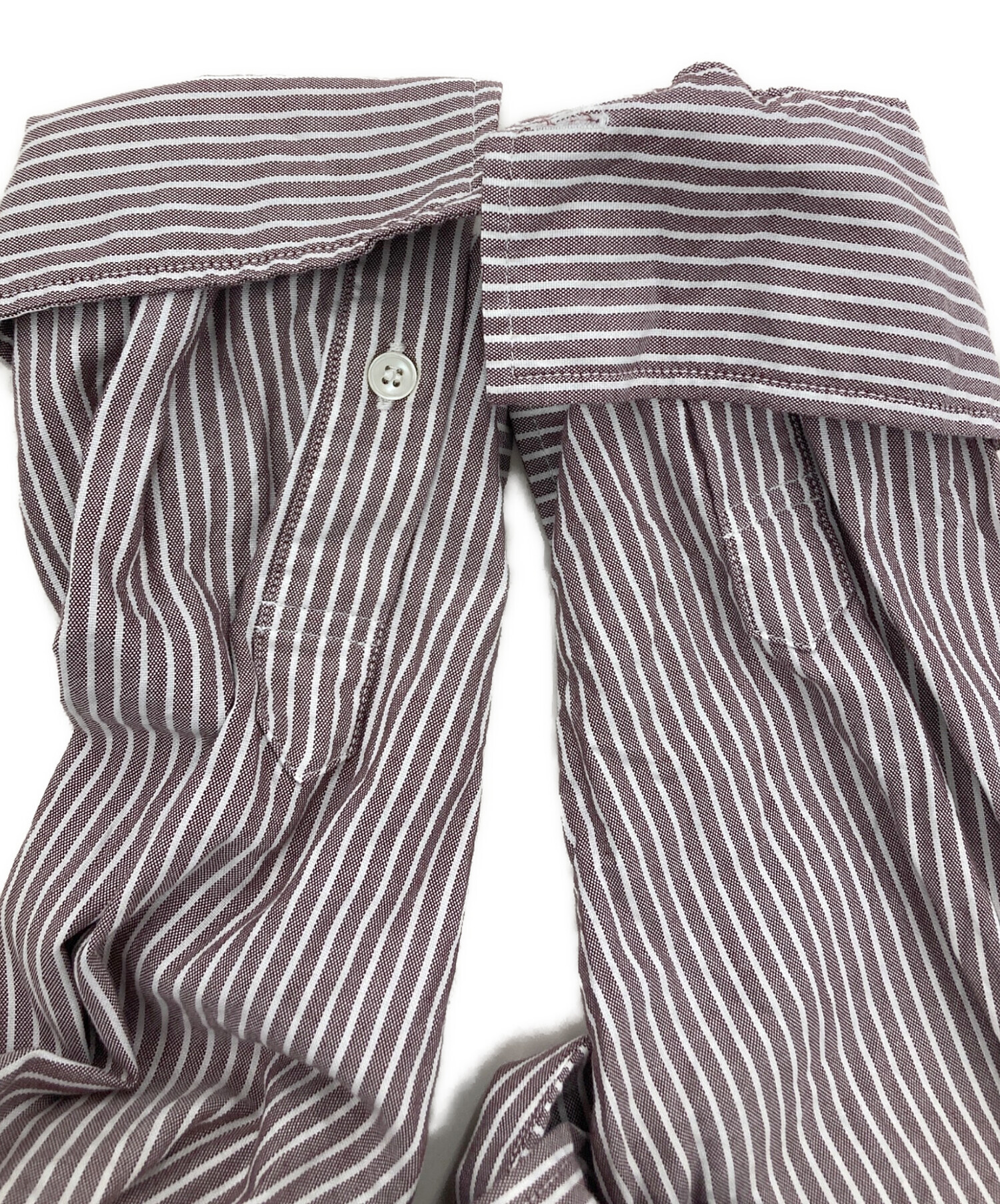 【新品】  Spick and Span / スピックアンドスパン | × TRUJILLOS トルフィリオス 別注 ウール コンチョ ボタン ストライプ チマヨ ベスト | XS | ブラウン / ホワイト | レディース Spick & Span - 【新品】 Spick and Span / スピックアンドスパン