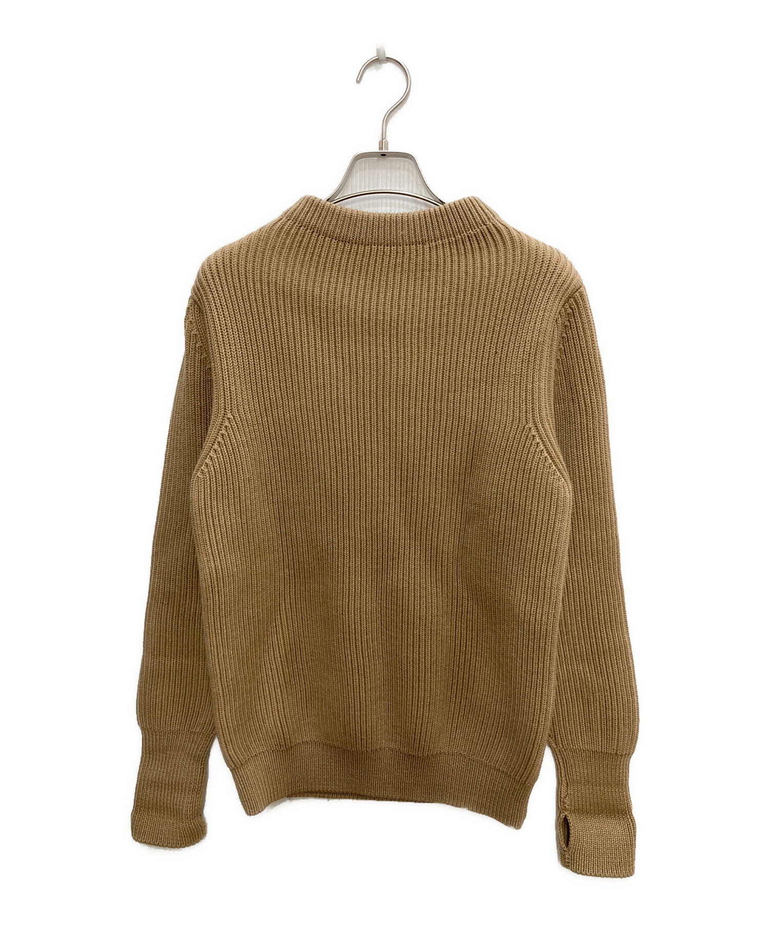 ANDERSEN-ANDERSEN アンデルセンアンデルセン ウールリブモックネックニットセーター  ベージュ XXS ANDERSEN-ANDERSEN - ANDERSEN-ANDERSEN アンデルセンアンデルセン