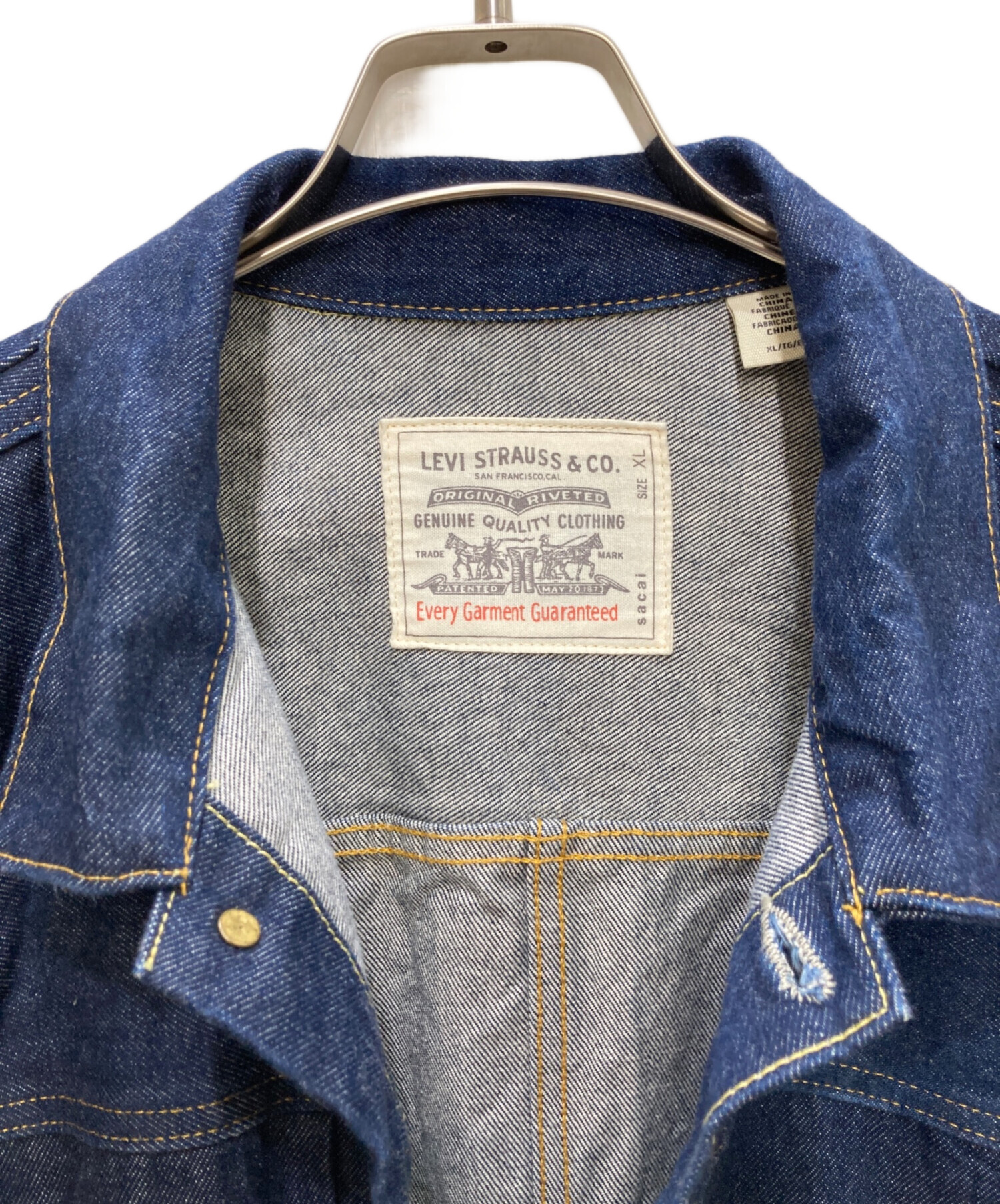 中古・古着通販】LEVI'S (リーバイス) sacai (サカイ) Levi's Denim