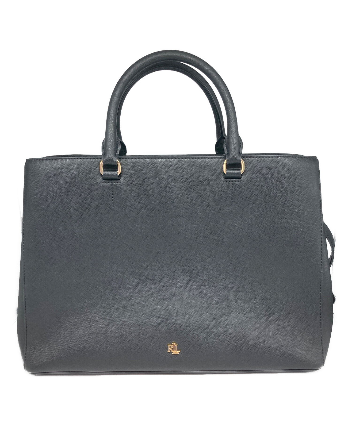 ローレン ラルフローレン LAUREN RALPH LAUREN 2wayバッグ クロスハッチレザーラージハンナサッチェル ブラウン レディース 美品 2512LT438 中古・古着通販】LAUREN RALPH LAUREN (ローレンラルフローレン