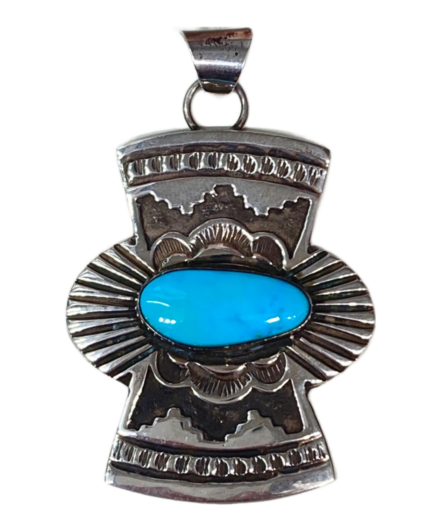 中古・古着通販】Navajo (ナバホ) インディアン ターコイズペンダント 