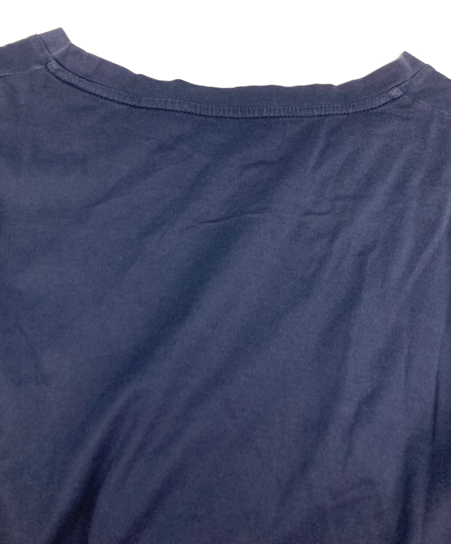 中古・古着通販】PRADA (プラダ) ポケットTシャツ ネイビー サイズ:L 
