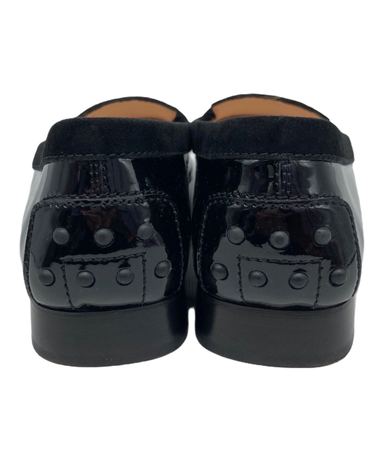 中古・古着通販】TOD'S (トッズ) エナメルパンプス ブラック サイズ:38