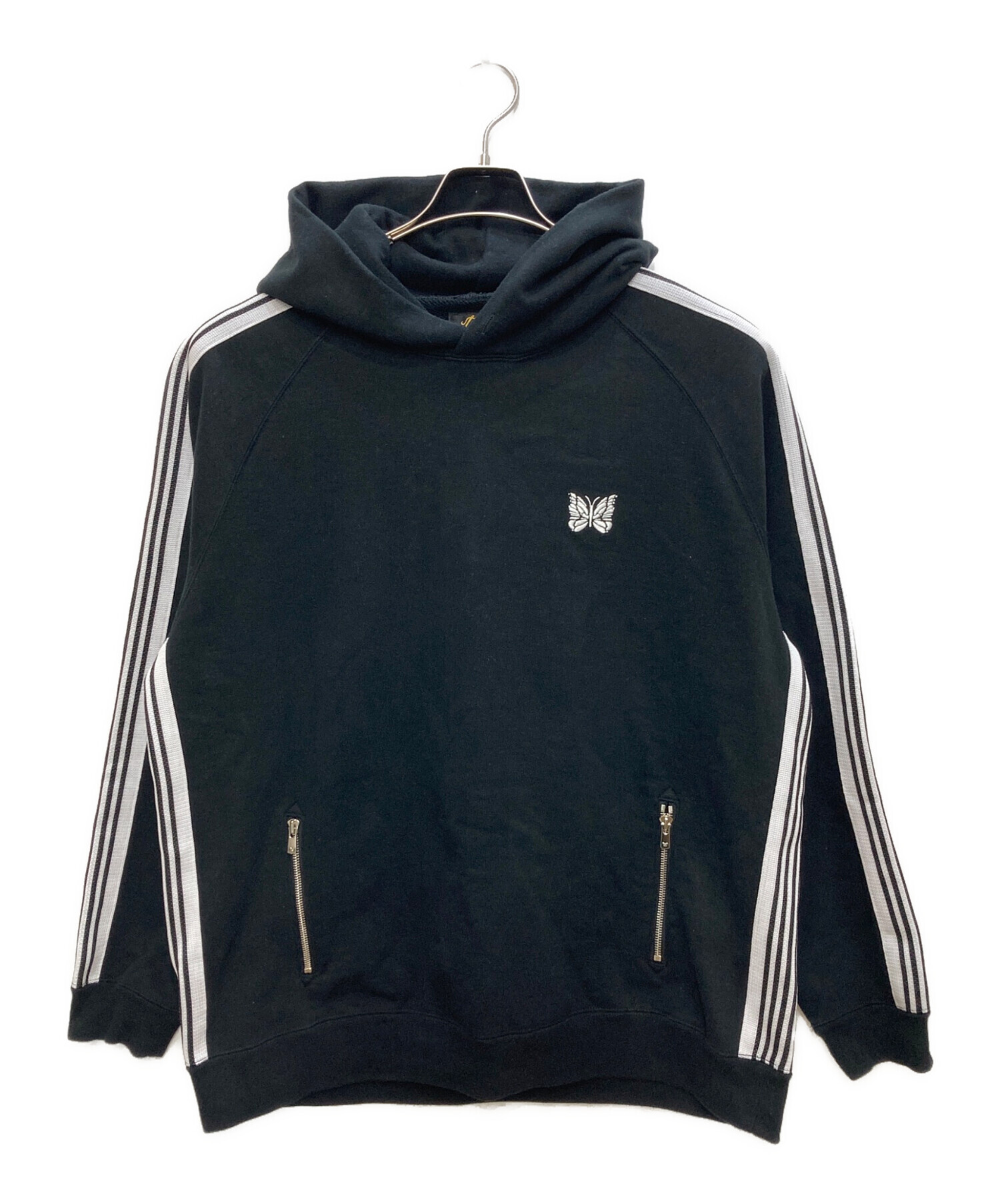 新品未使用✨️ XLサイズ UNION NEEDLES TRACK HOODIE 中古・古着通販】Needles (ニードルズ) TRACK HOODIE ブラック サイズ