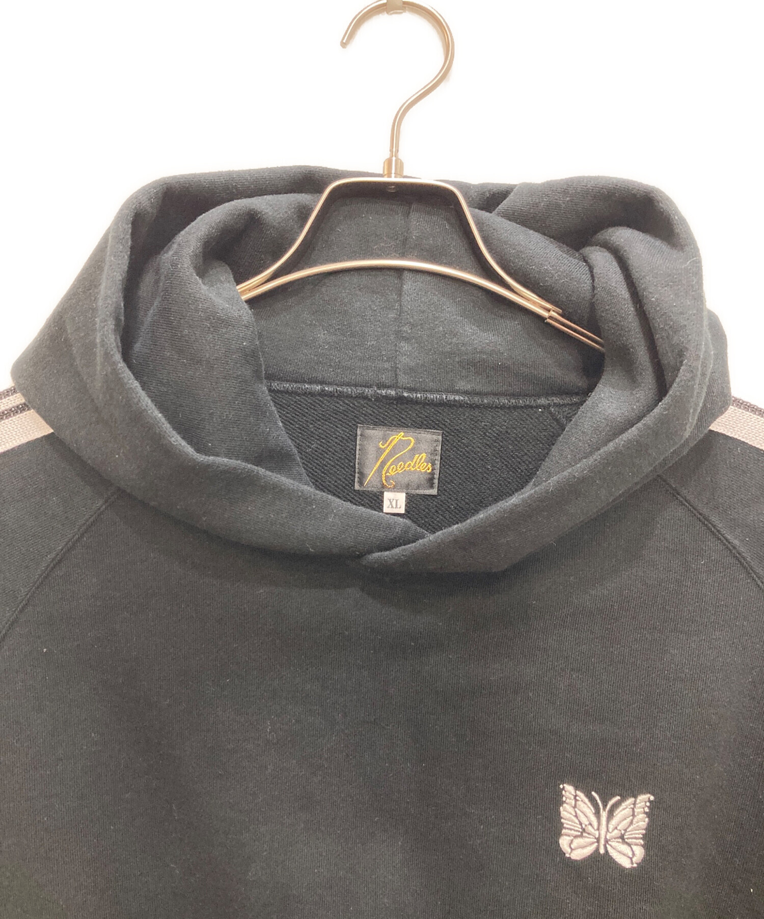 中古・古着通販】Needles (ニードルズ) TRACK HOODIE ブラック サイズ