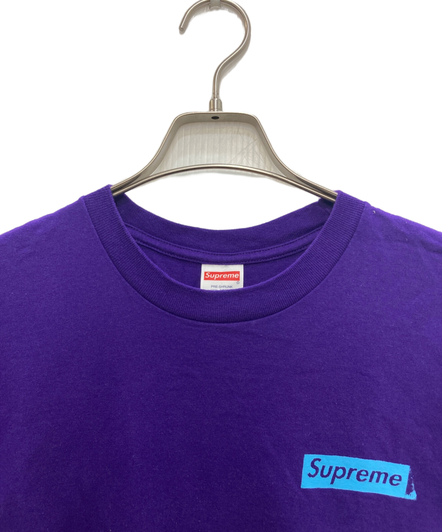 中古・古着通販】SUPREME (シュプリーム) プリントTシャツ パープル 