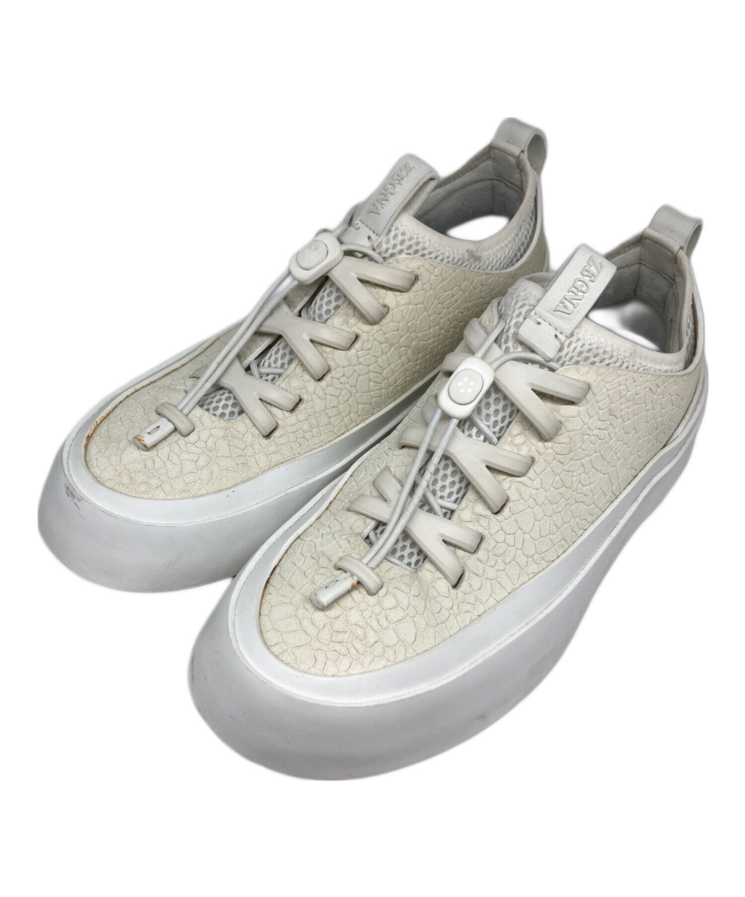 中古・古着通販】ZEGNA (ゼニア) TRIPLE STITCH MRBAILEY アイボリー