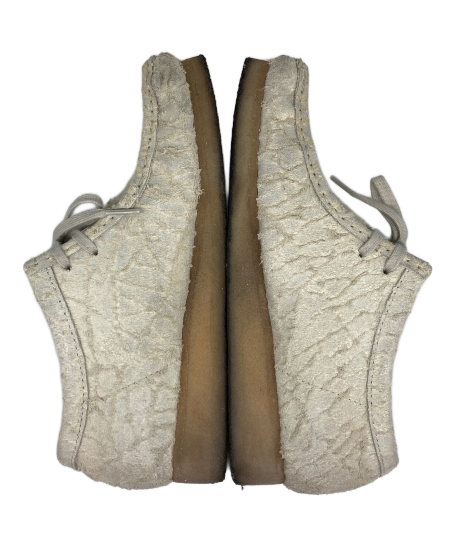 中古・古着通販】CLARKS (クラークス) ワラビーシューズ ホワイト