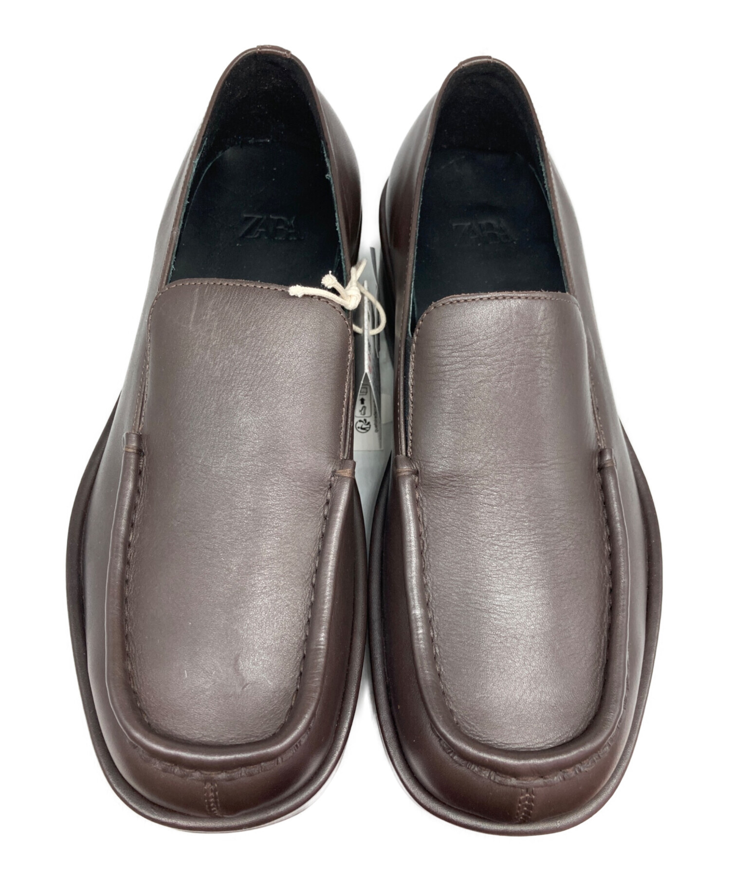 らさら 中古・古着通販】ZARA (ザラ) 厚底シューズ ブラウン サイズ:27.6