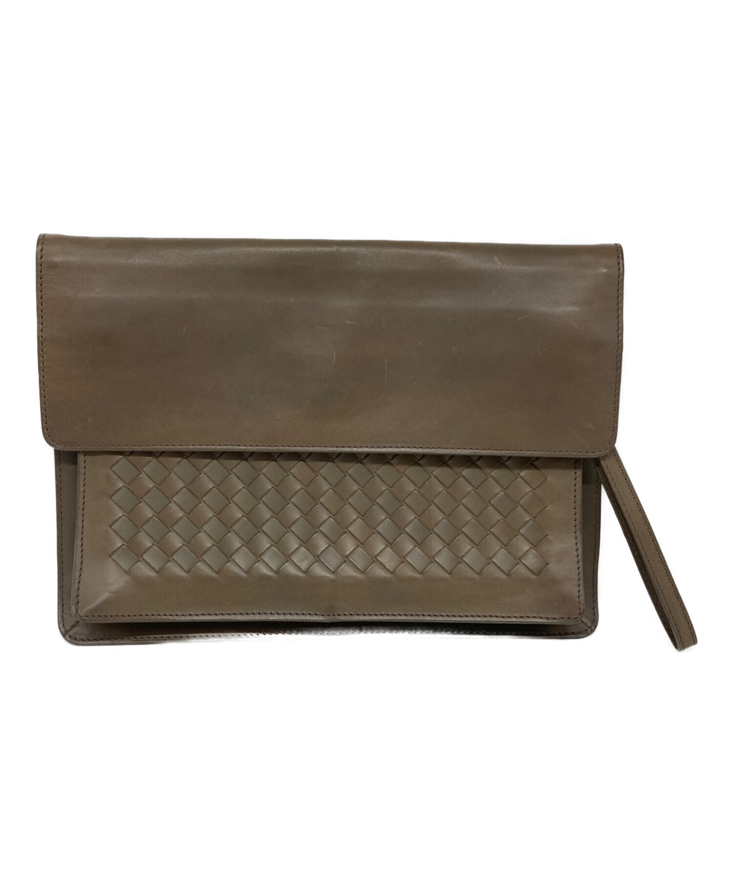 中古・古着通販】BOTTEGA VENETA (ボッテガベネタ) クラッチバッグ 