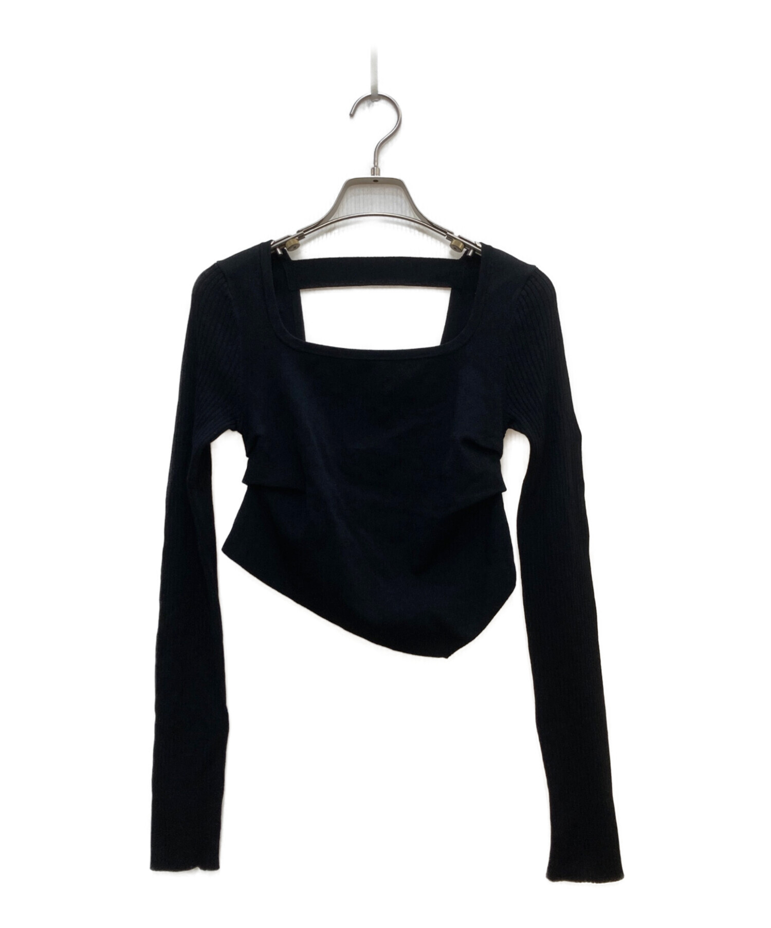 中古・古着通販】OMMO (オーエムエムオー) ASYMME TUCK SHORT KT TOP