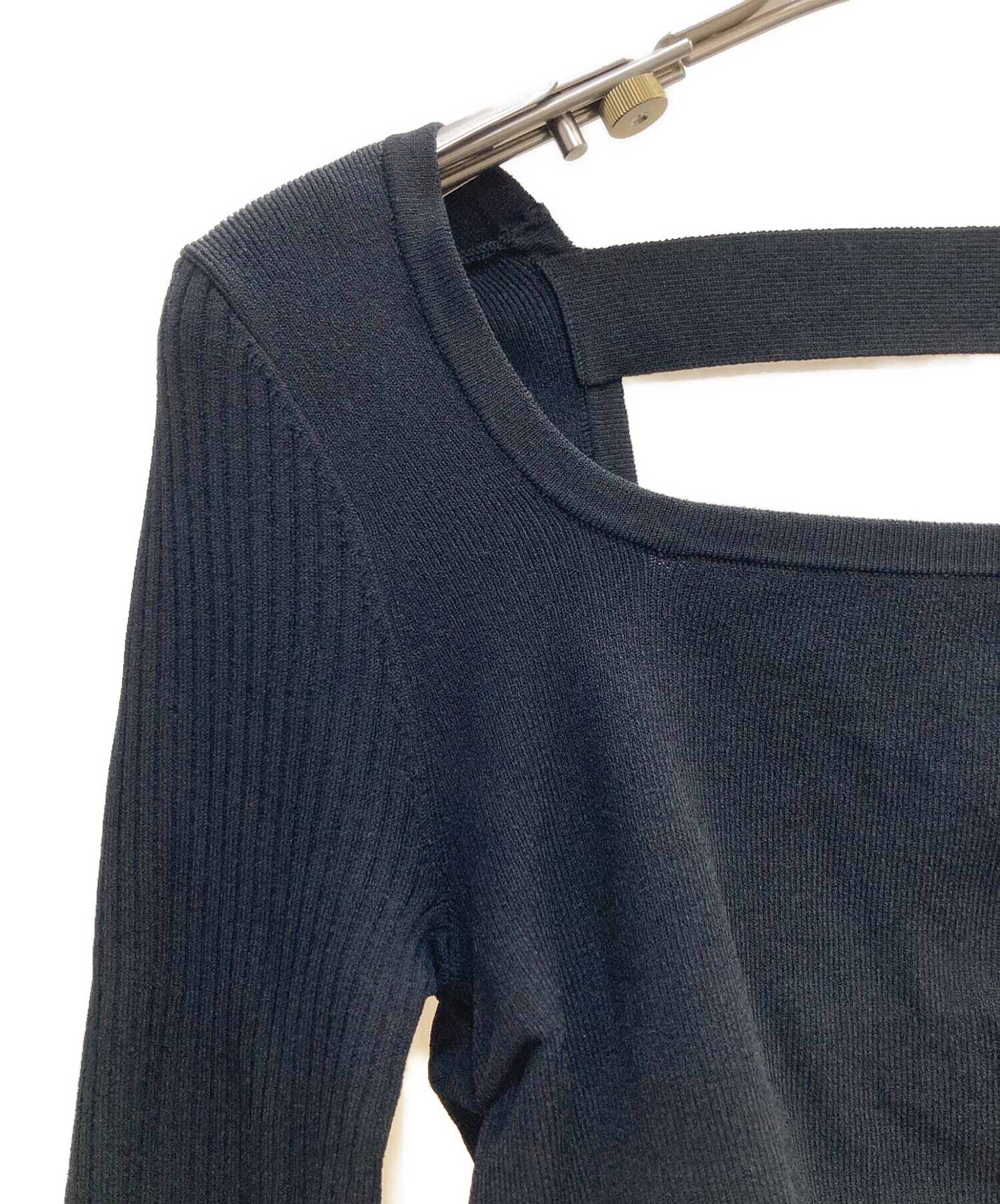 中古・古着通販】OMMO (オーエムエムオー) ASYMME TUCK SHORT KT TOP