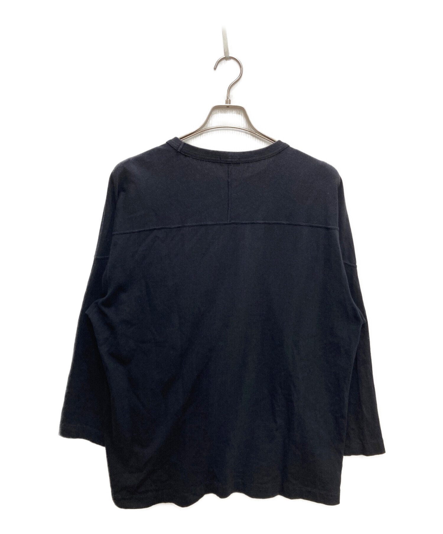 中古・古着通販】COMOLI (コモリ) フットボールT ネイビー サイズ:2